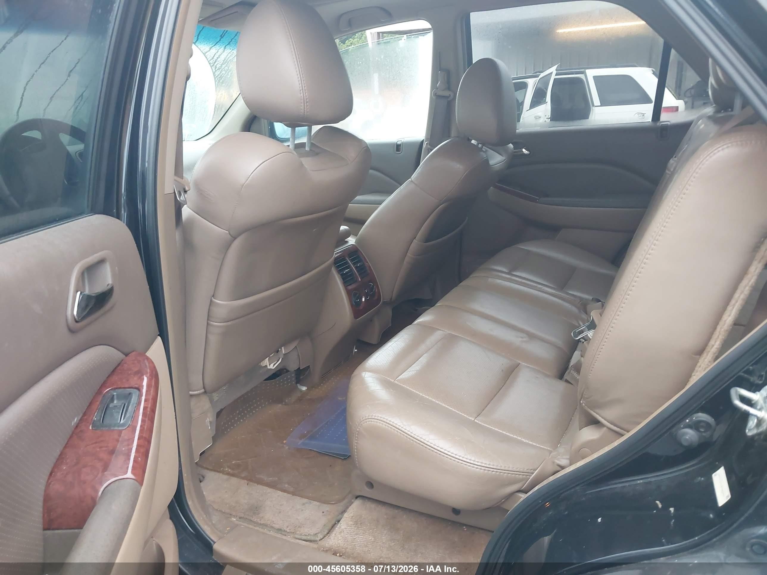 2003 Acura Mdx   Black vin: 2HNYD18613H543308