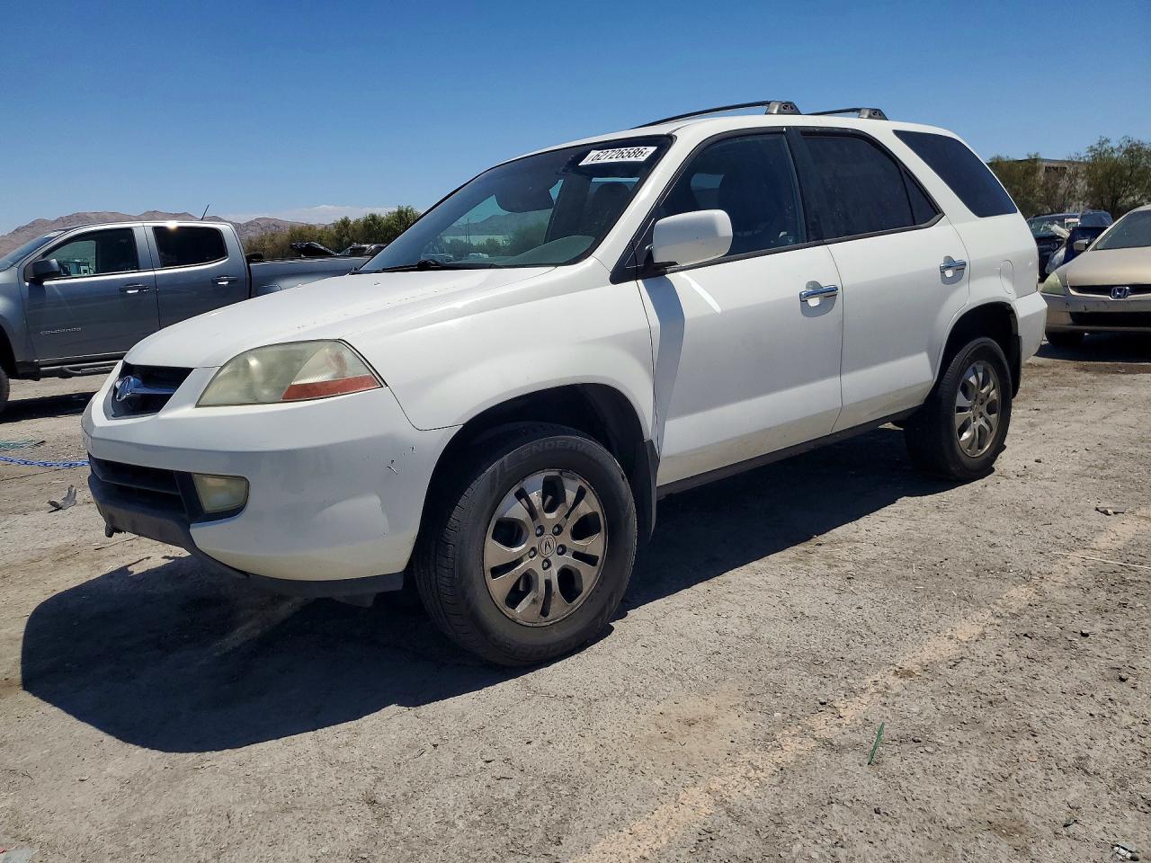 2003 Acura Mdx Touring White vin: 2HNYD18613H545348