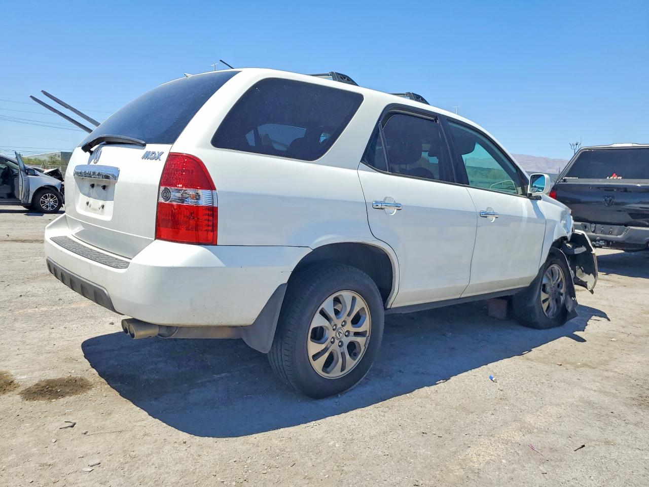 2003 Acura Mdx Touring White vin: 2HNYD18613H545348