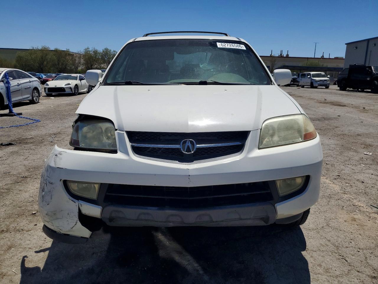 2003 Acura Mdx Touring White vin: 2HNYD18613H545348