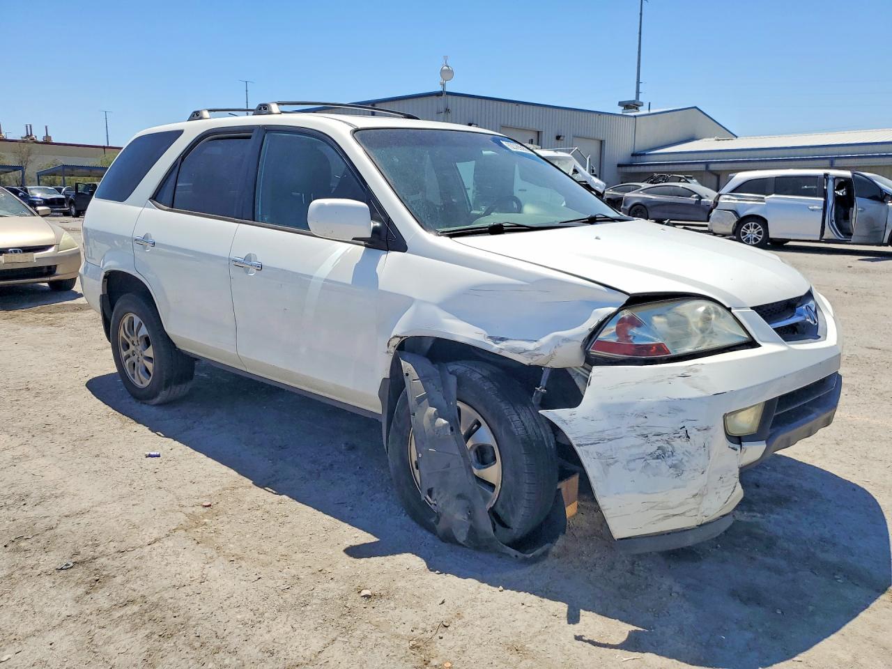 2003 Acura Mdx Touring White vin: 2HNYD18613H545348