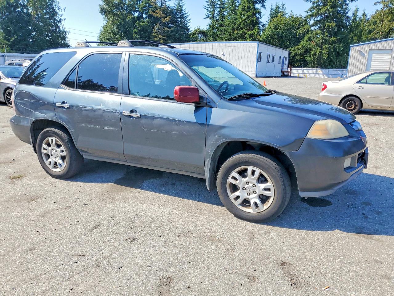 2004 Acura Mdx Touring Gray vin: 2HNYD18614H559221