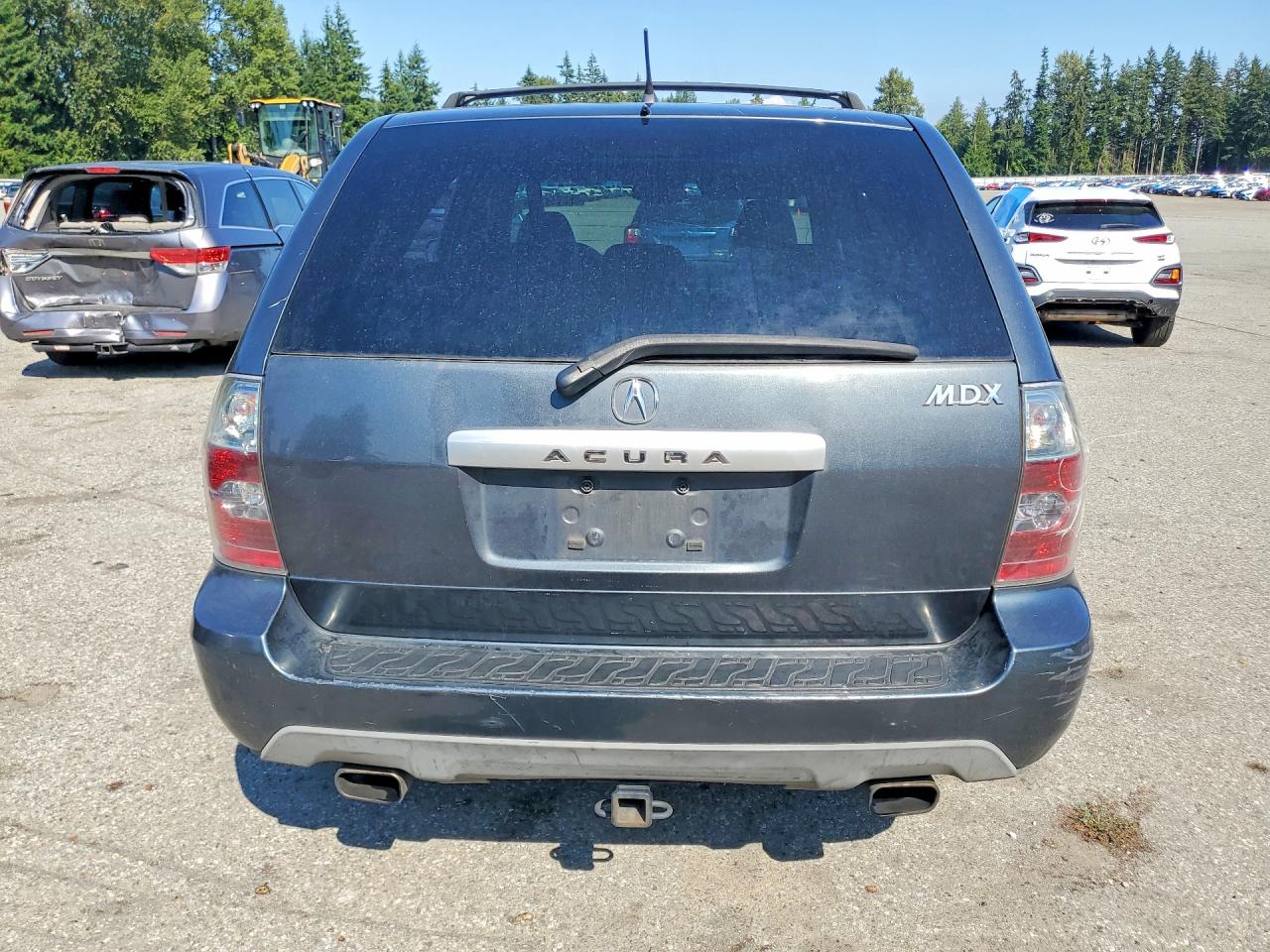 2004 Acura Mdx Touring Gray vin: 2HNYD18614H559221