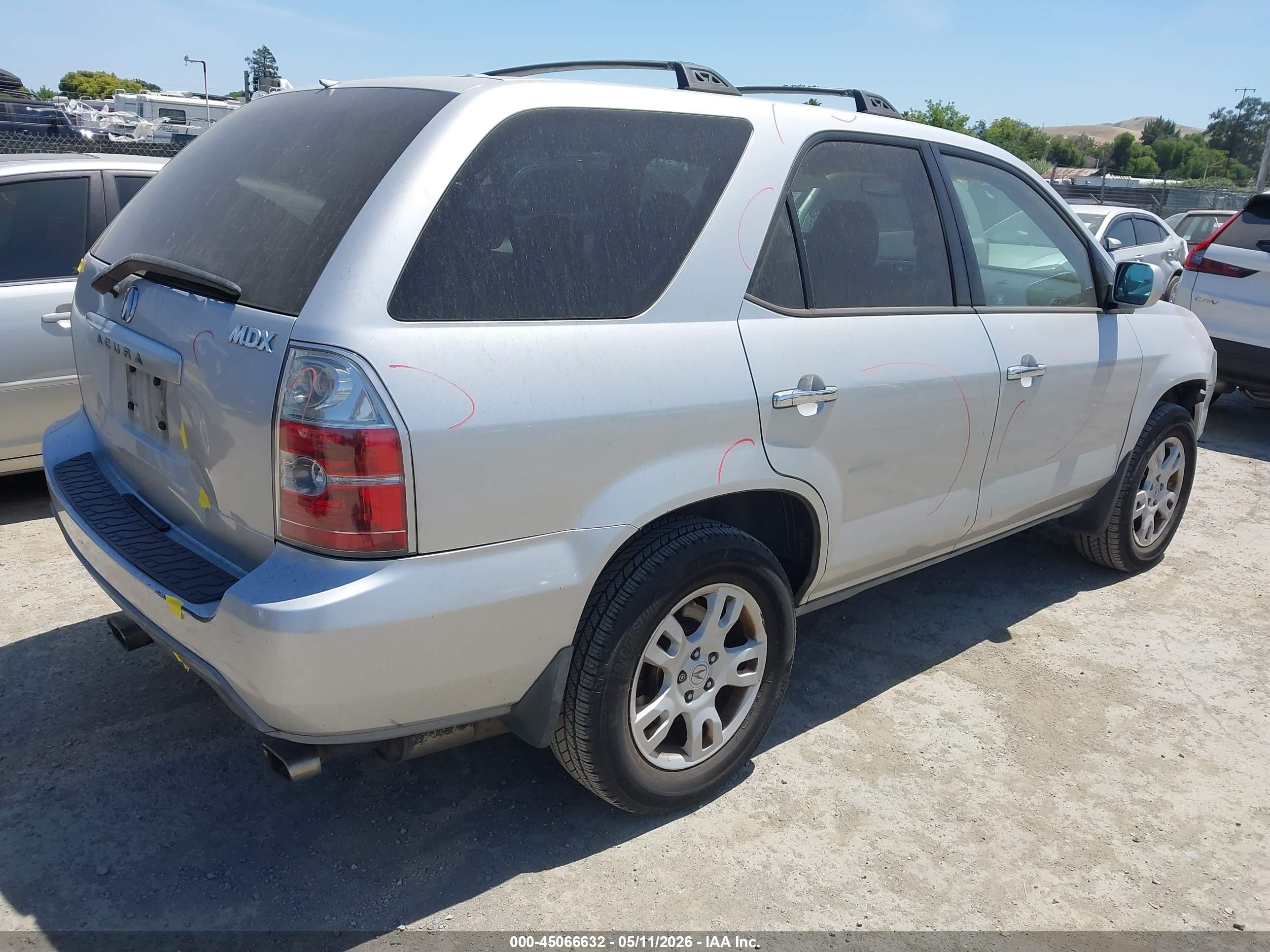 2005 Acura Mdx   Gray vin: 2HNYD18615H559611