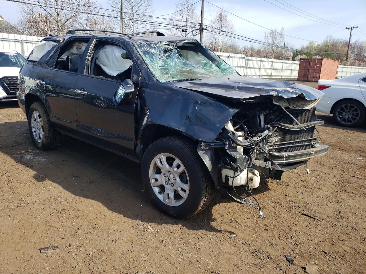 2006 Acura Mdx Touring Gray vin: 2HNYD18616H513097
