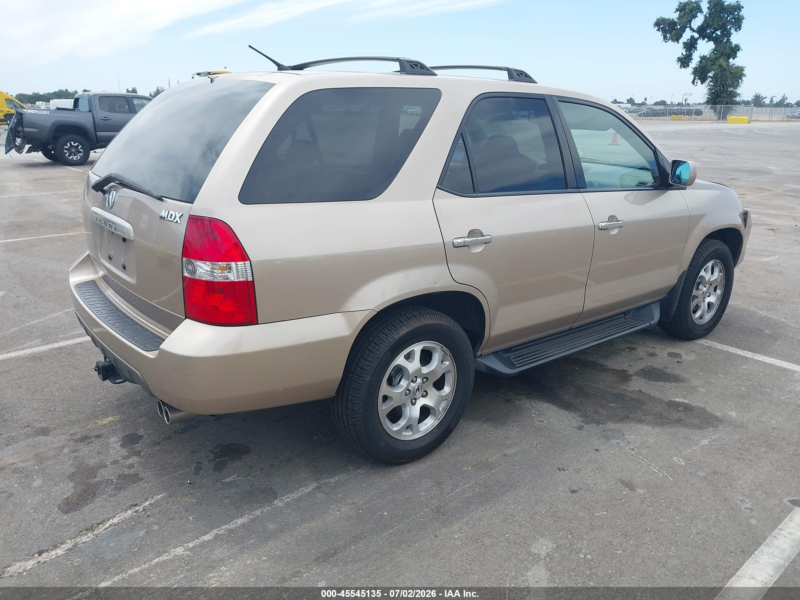 2002 Acura Mdx   Cream vin: 2HNYD18622H544076