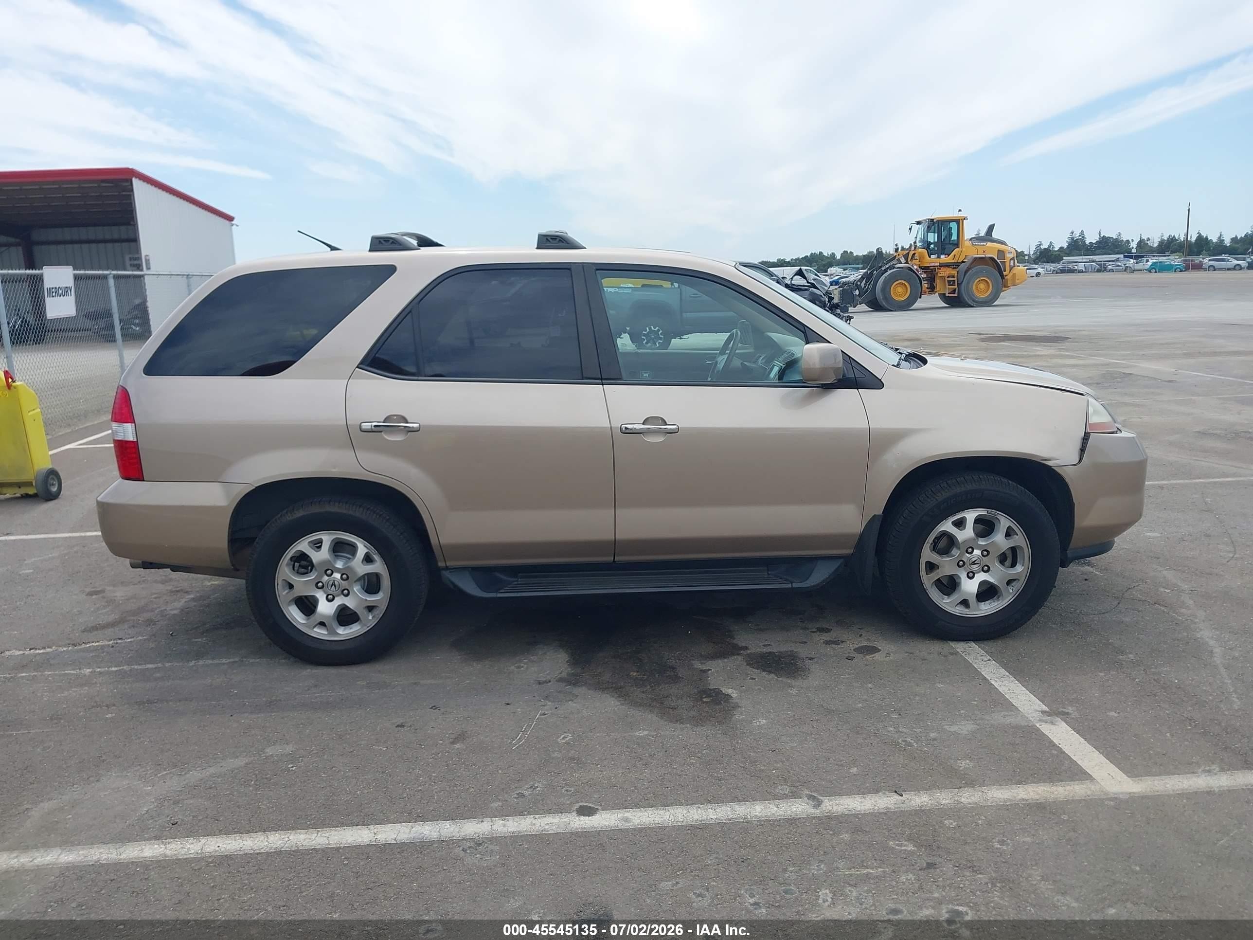 2002 Acura Mdx   Cream vin: 2HNYD18622H544076