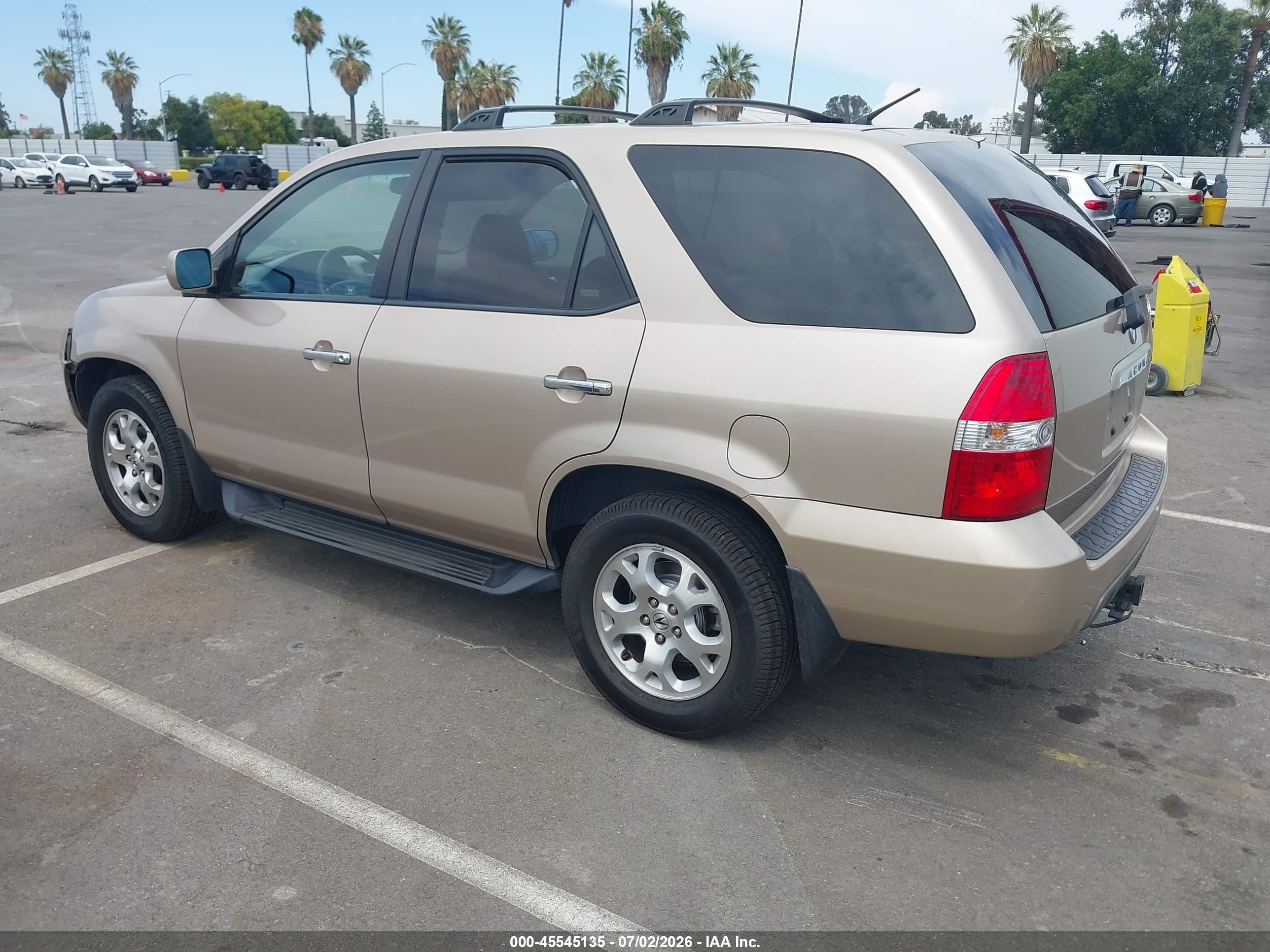 2002 Acura Mdx   Cream vin: 2HNYD18622H544076