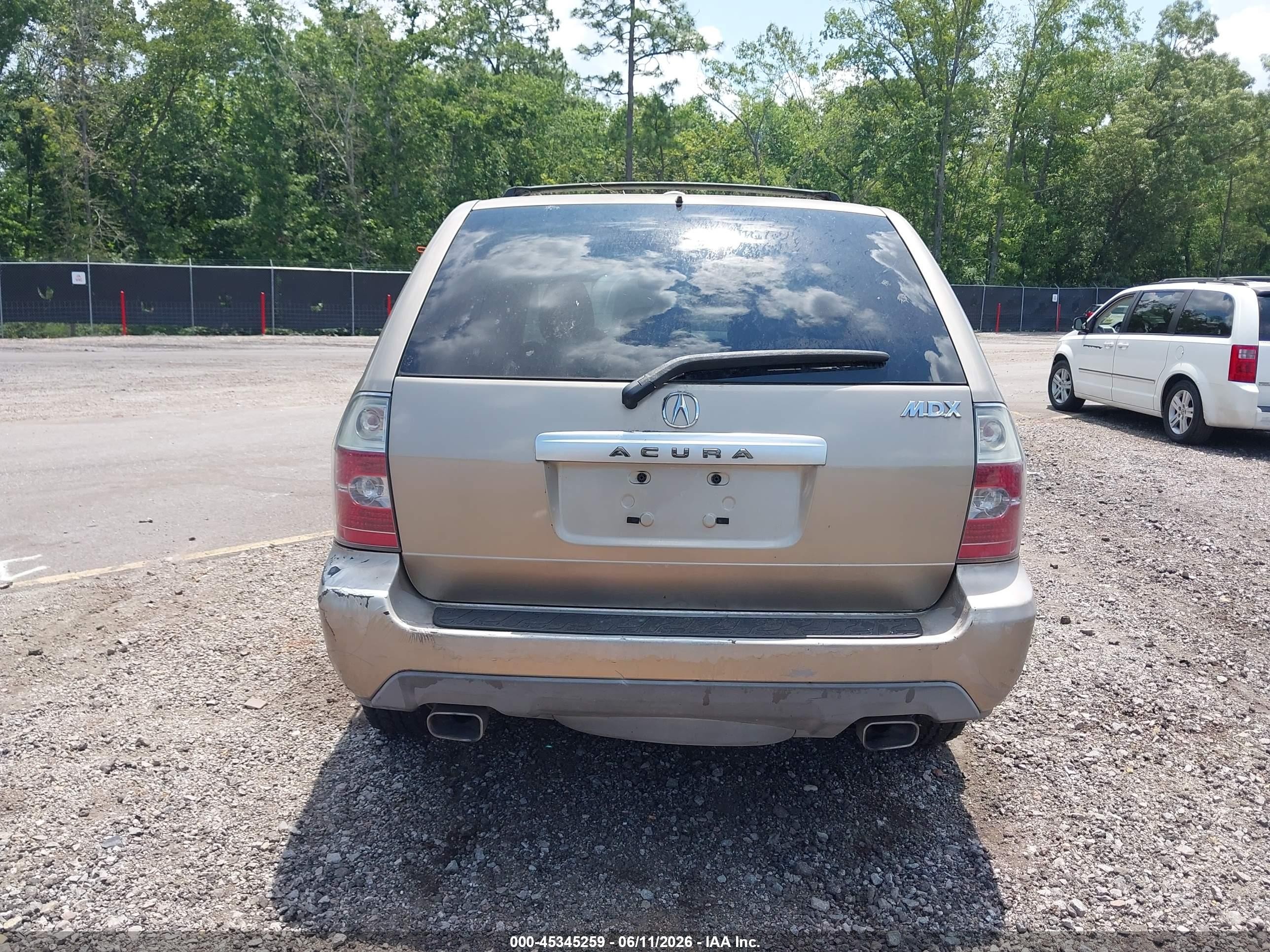2005 Acura Mdx   Tan vin: 2HNYD18625H501362