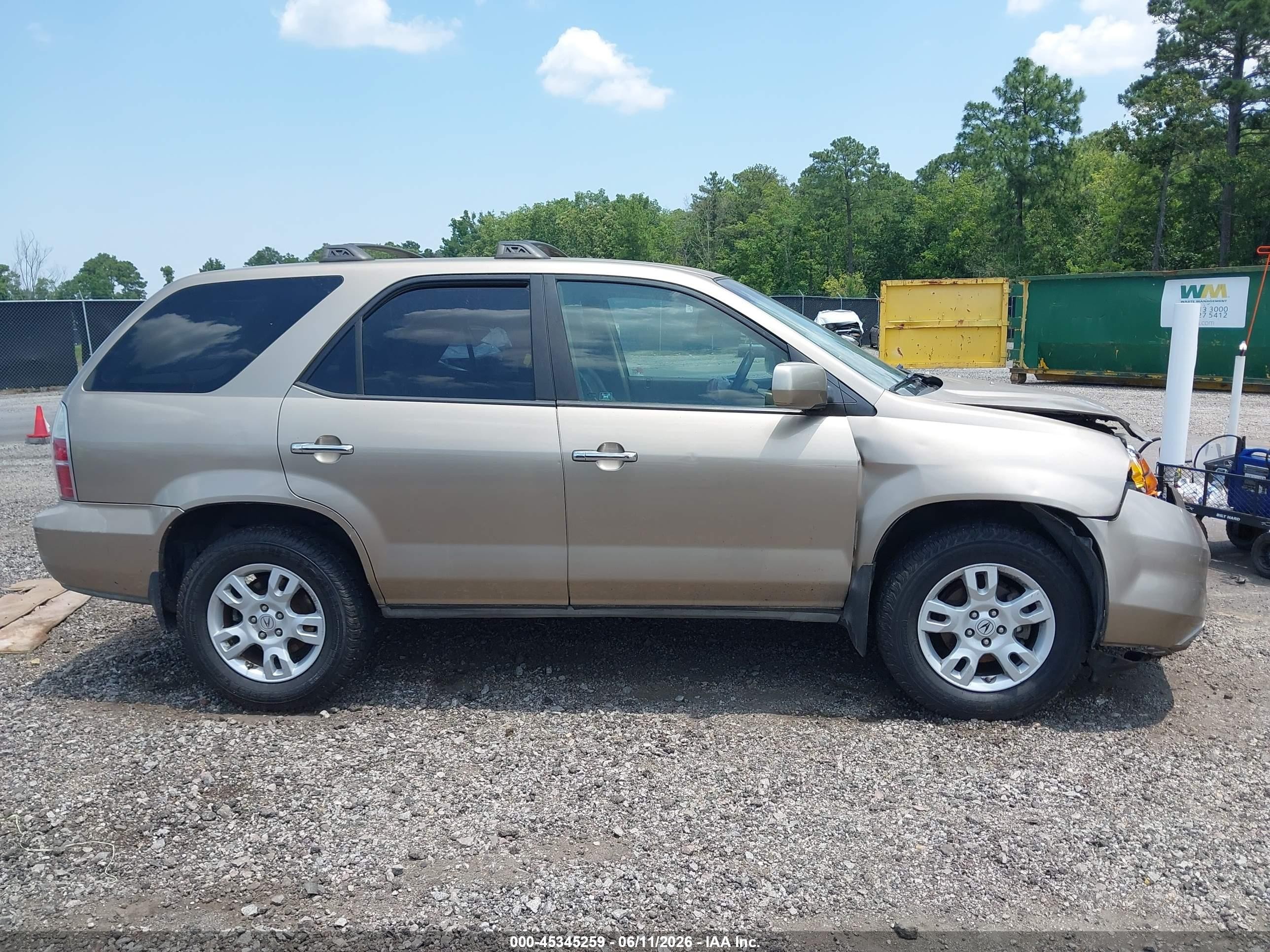 2005 Acura Mdx   Tan vin: 2HNYD18625H501362