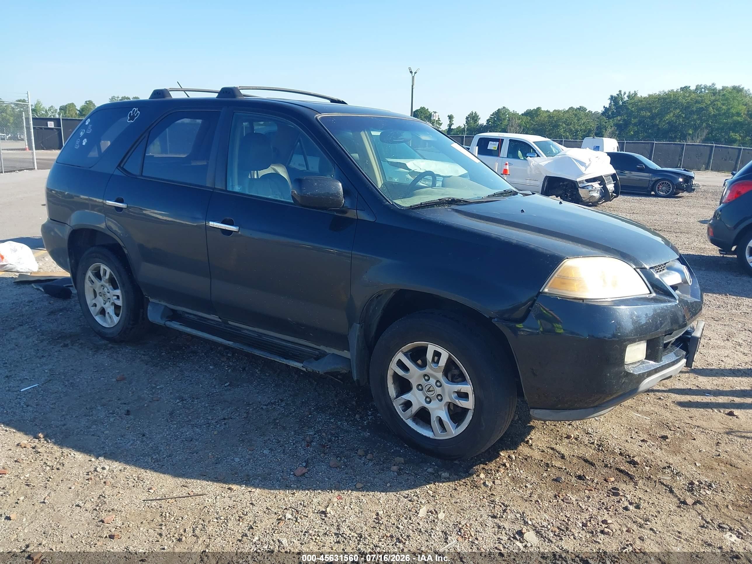 2004 Acura Mdx   Black vin: 2HNYD18634H513633