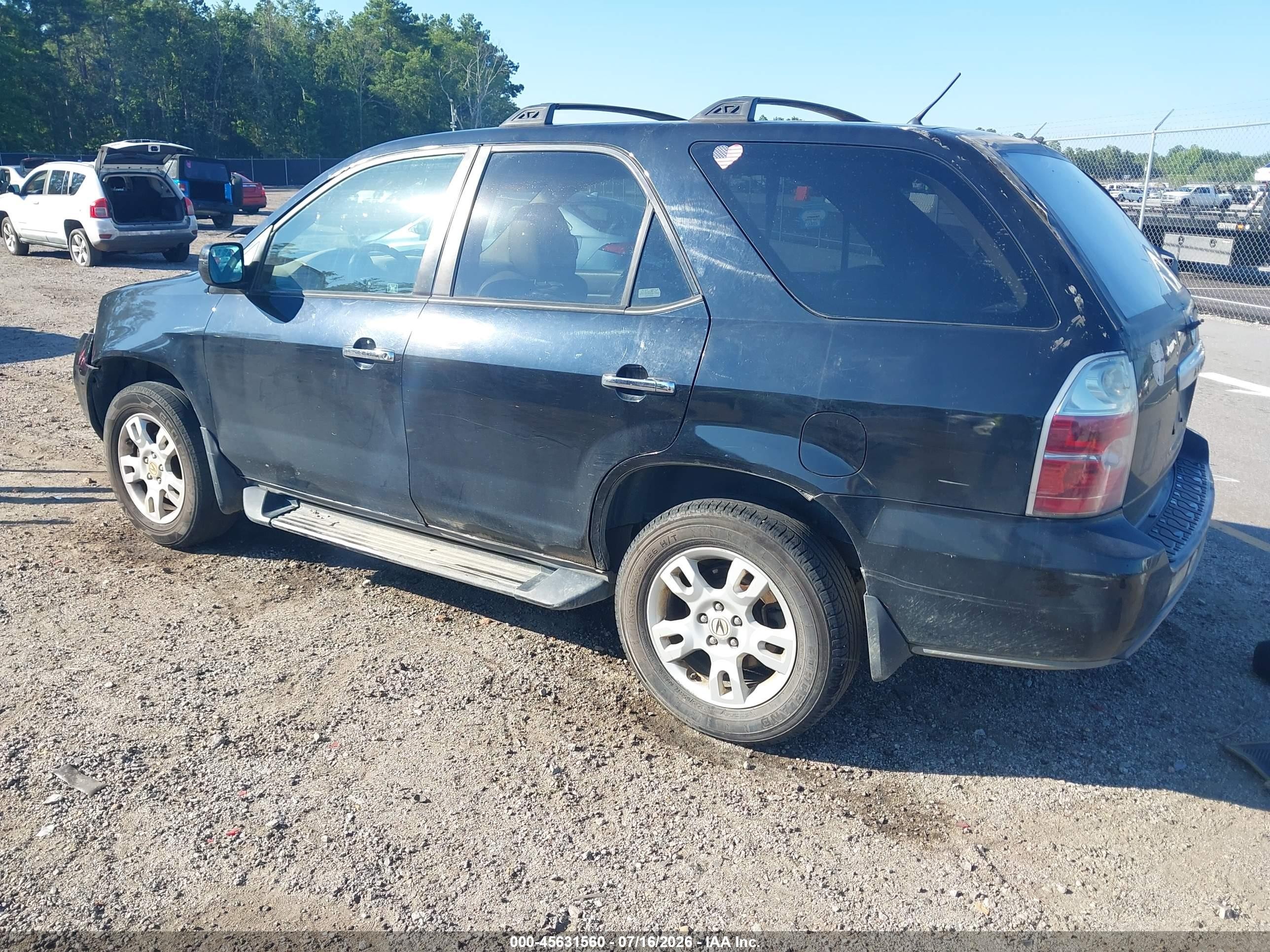 2004 Acura Mdx   Black vin: 2HNYD18634H513633