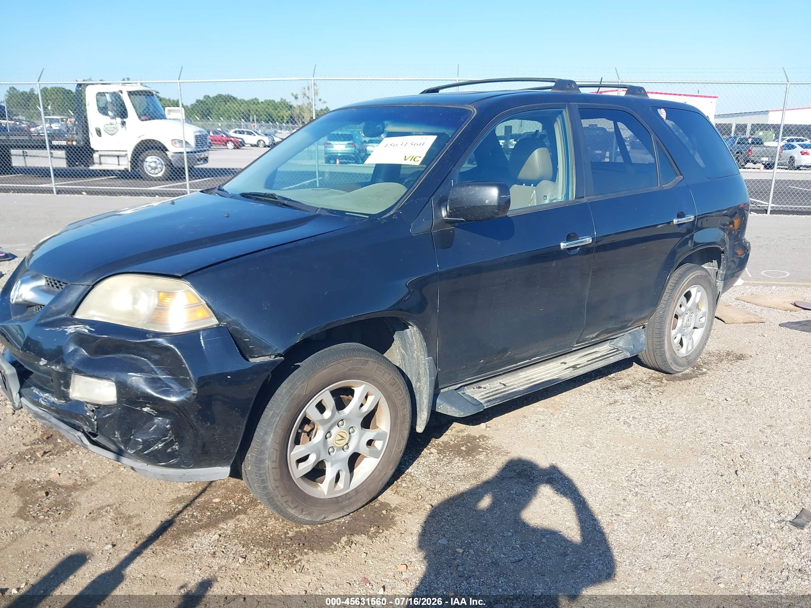 2004 Acura Mdx   Black vin: 2HNYD18634H513633