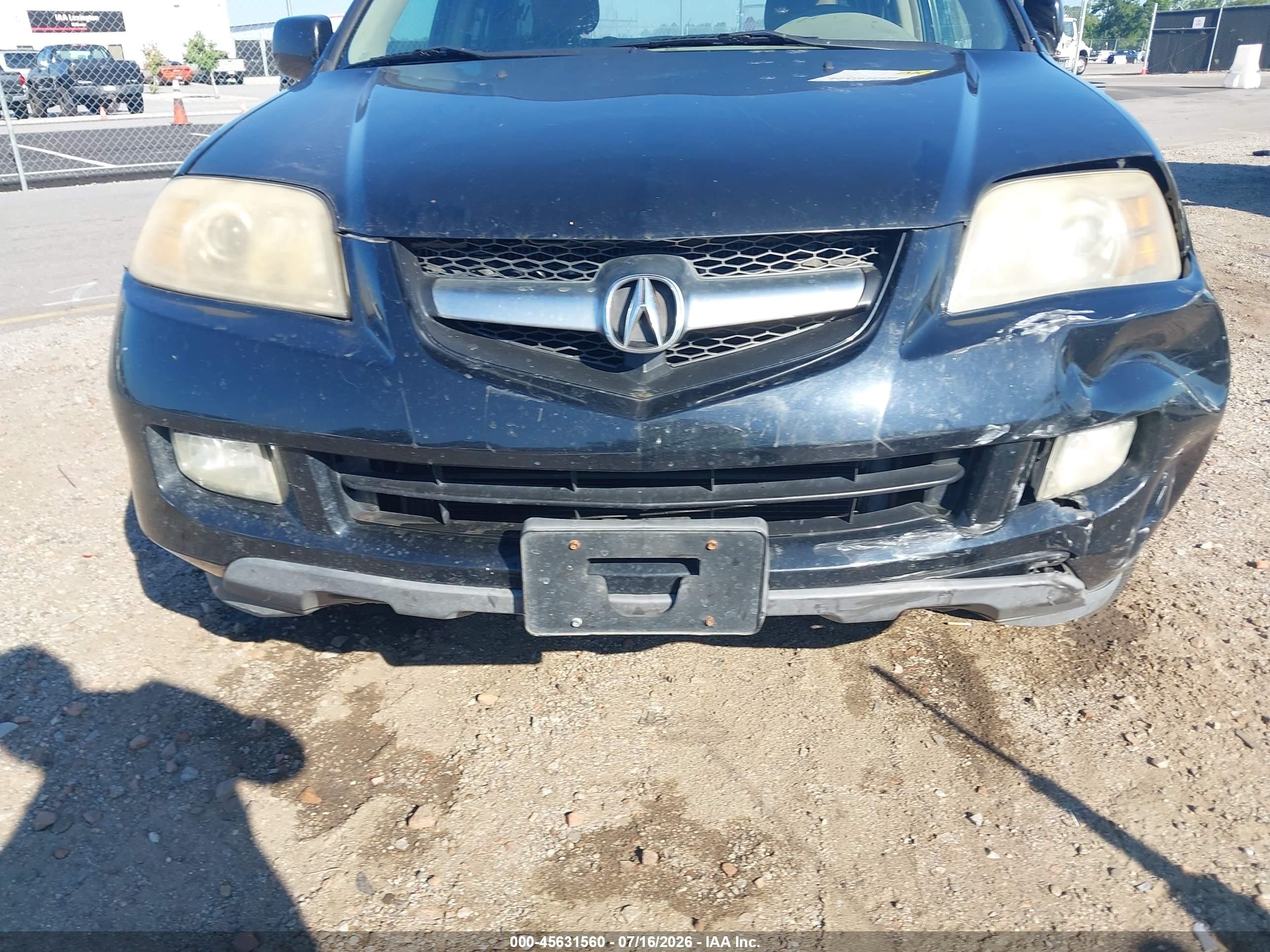 2004 Acura Mdx   Black vin: 2HNYD18634H513633