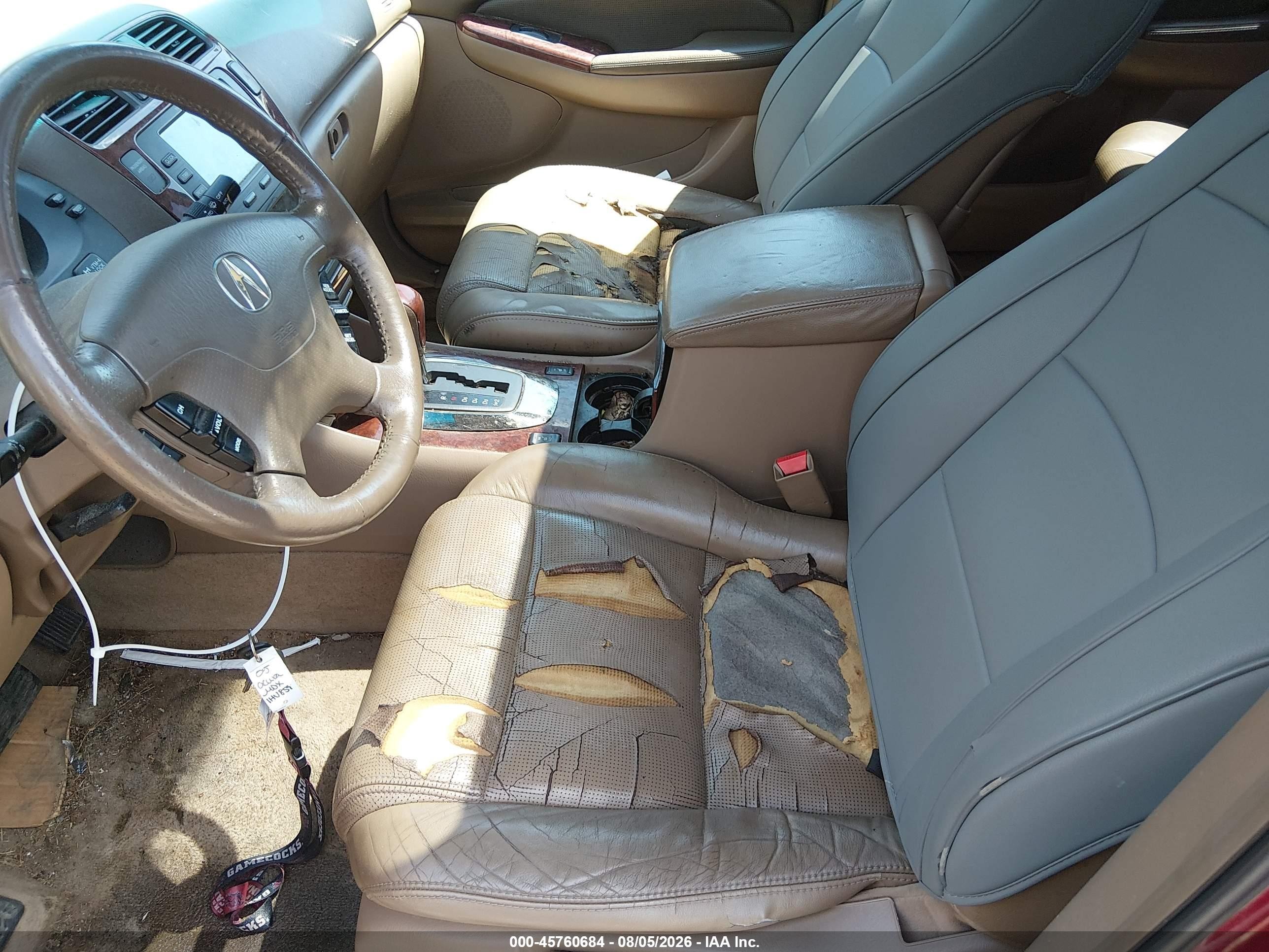 2005 Acura Mdx   Красный vin: 2HNYD18635H506828
