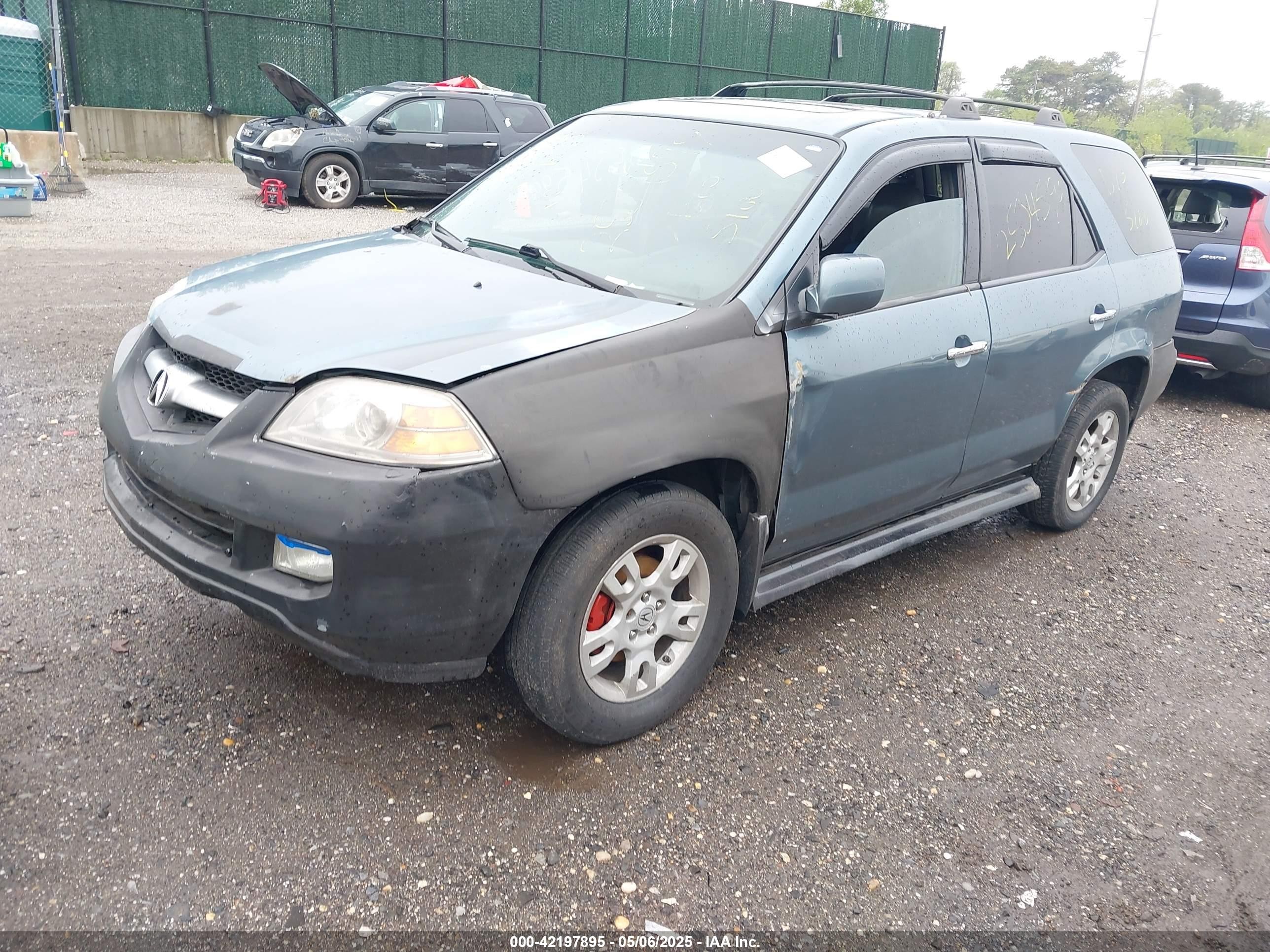 2005 Acura Mdx   Blue vin: 2HNYD18635H511141