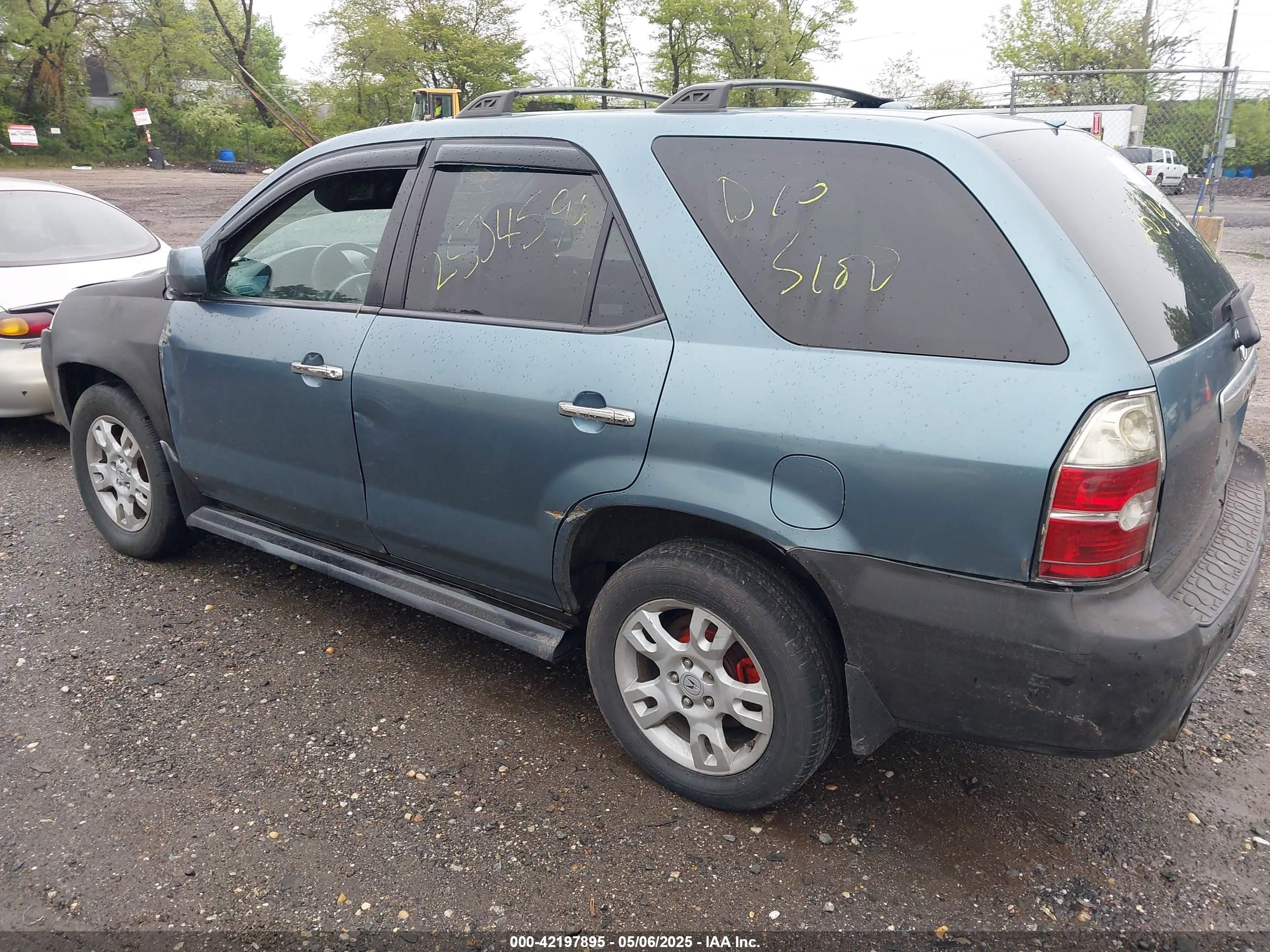 2005 Acura Mdx   Blue vin: 2HNYD18635H511141