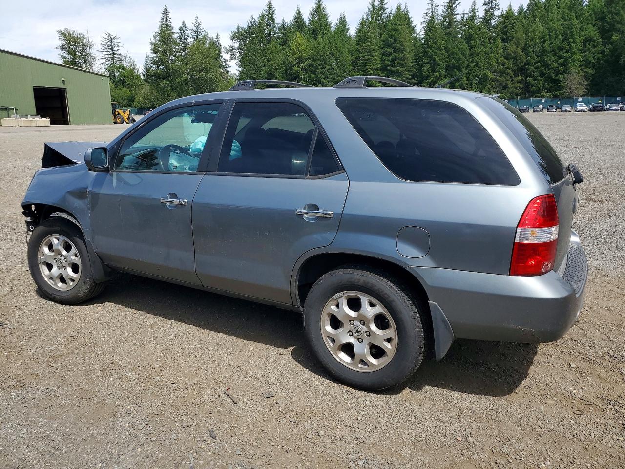 2001 Acura Mdx Touring Gray vin: 2HNYD18641H505634