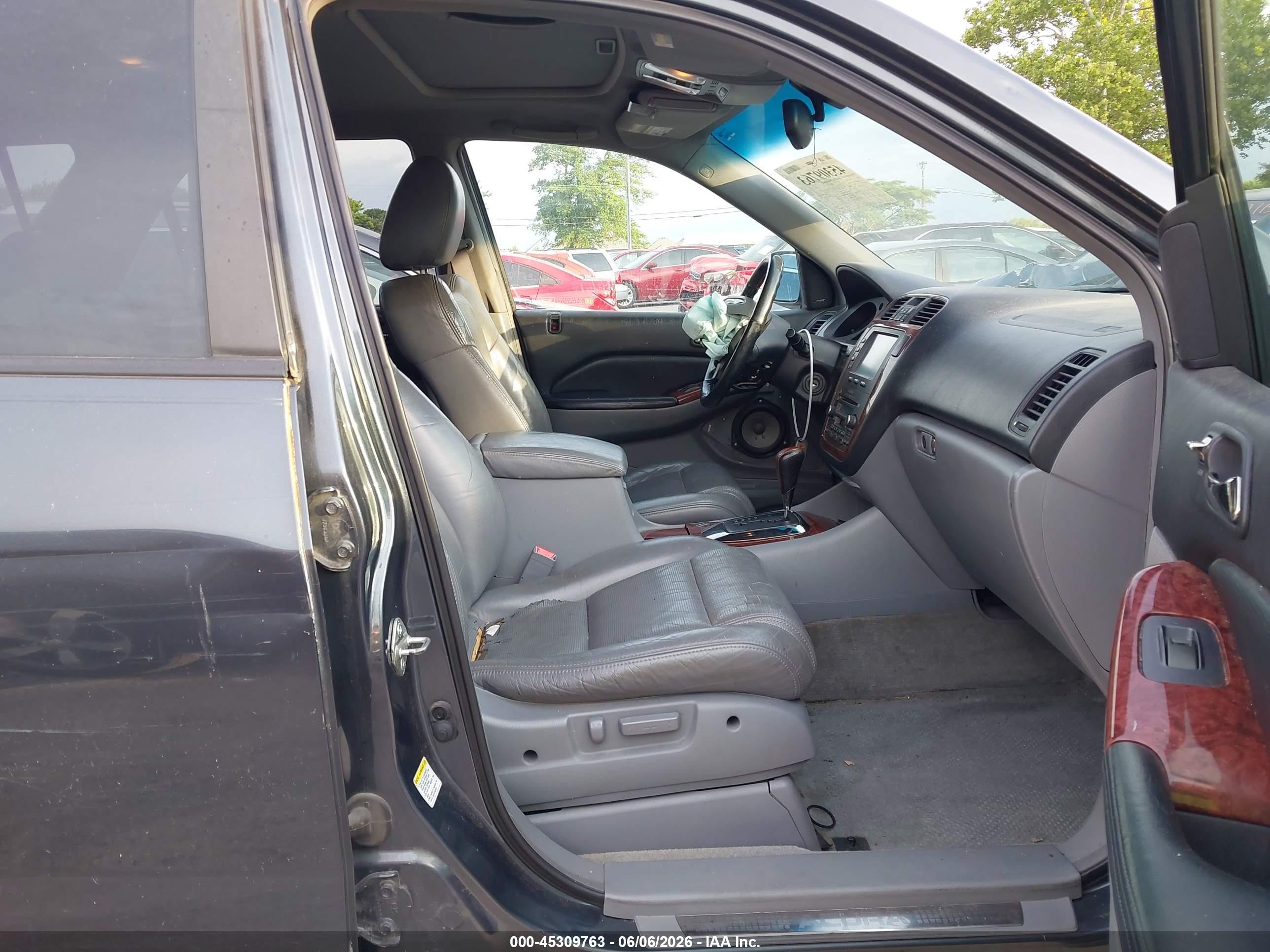 2004 Acura Mdx   Gray vin: 2HNYD18644H551842