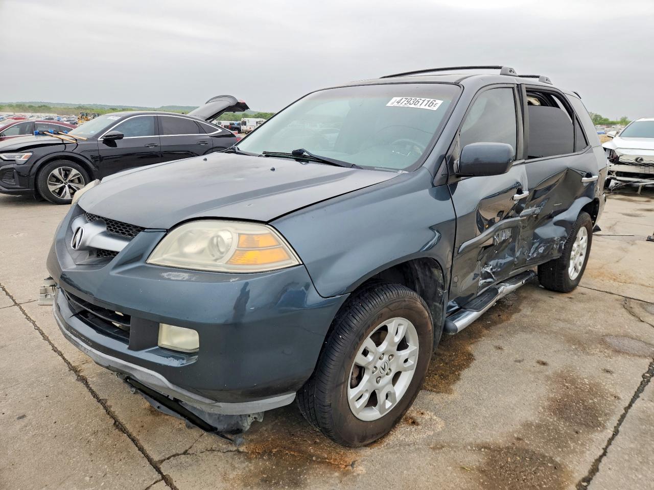 2006 Acura Mdx Touring Gray vin: 2HNYD18646H541072