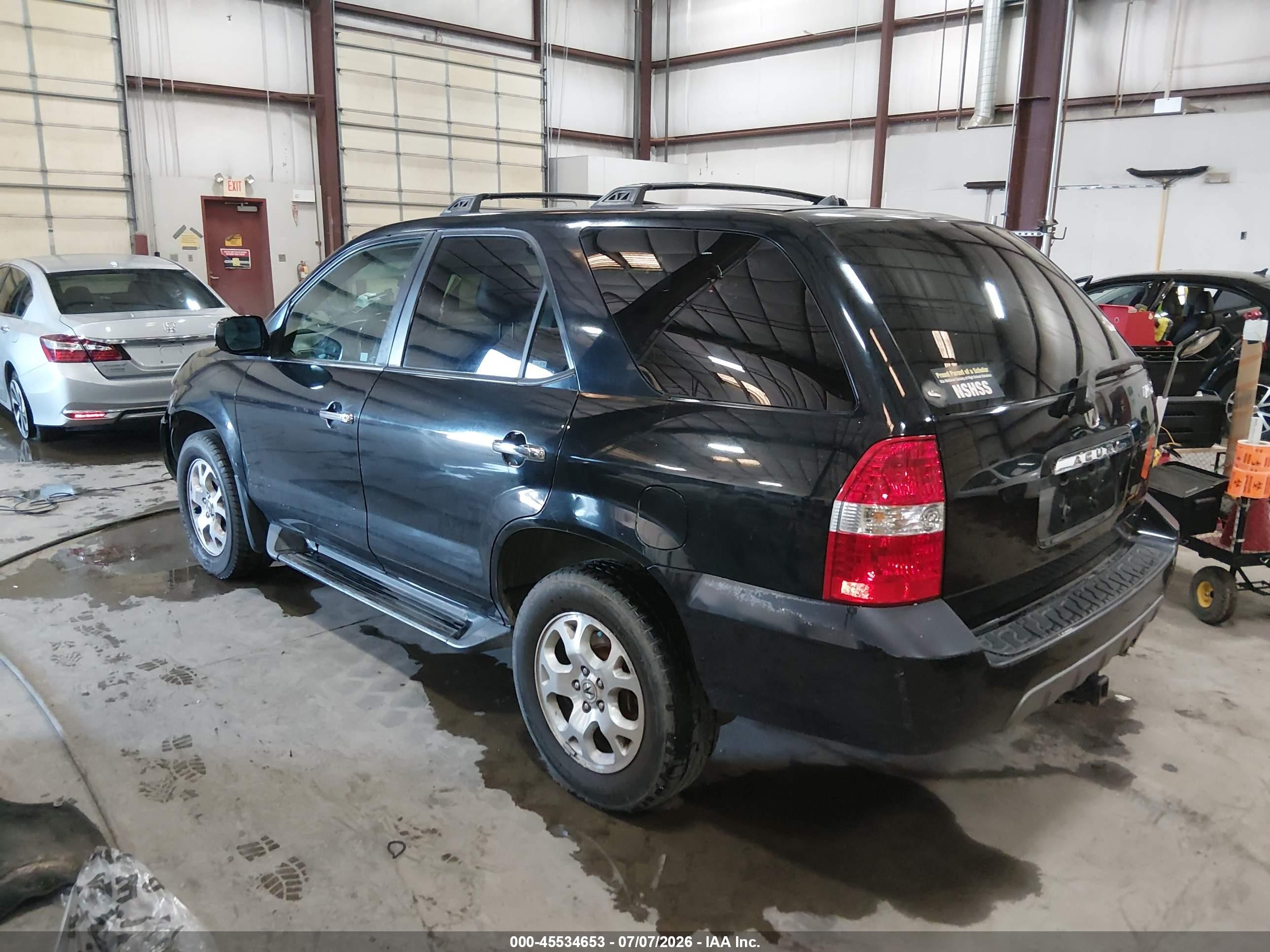 2001 Acura Mdx   Black vin: 2HNYD18651H532180