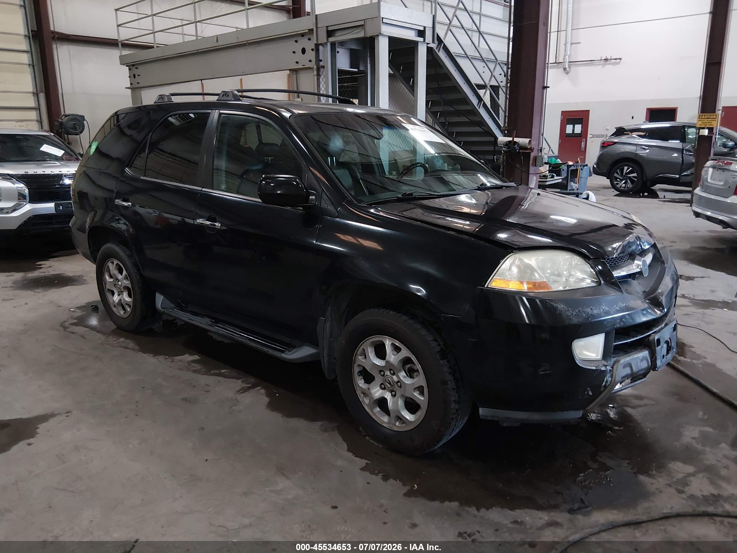 2001 Acura Mdx   Черный vin: 2HNYD18651H532180