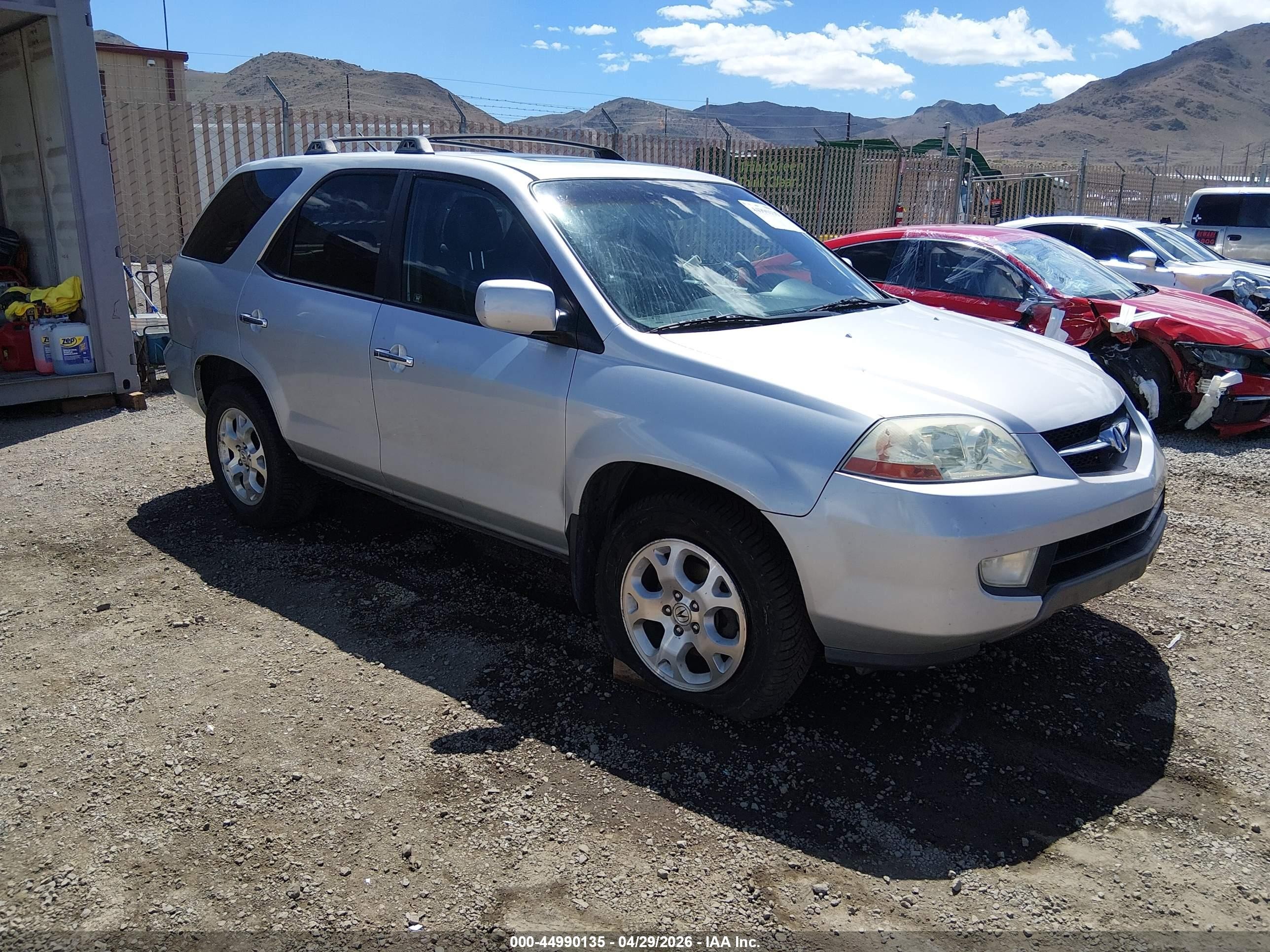 2002 Acura Mdx   Silver vin: 2HNYD18652H525795