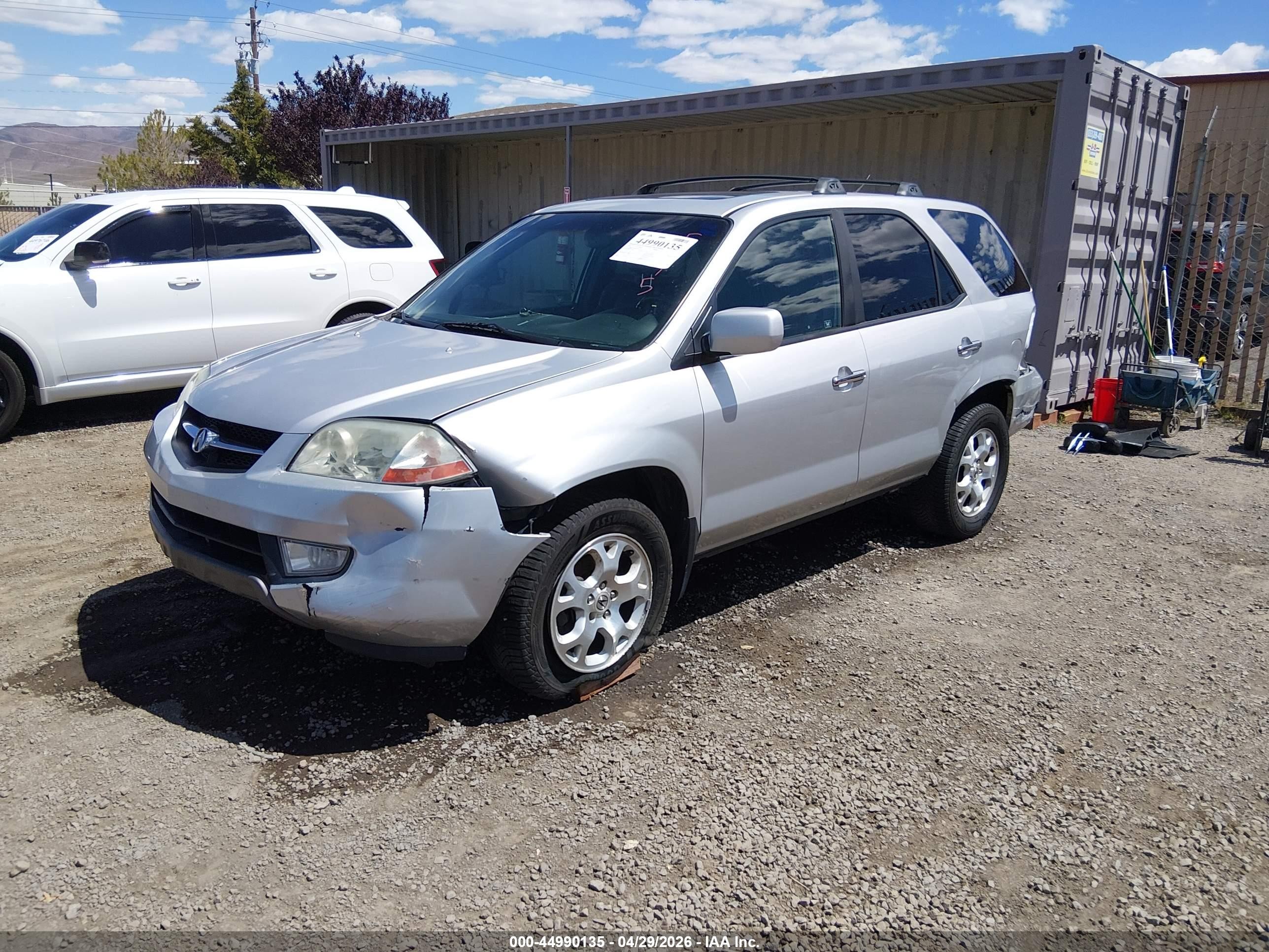2002 Acura Mdx   Silver vin: 2HNYD18652H525795