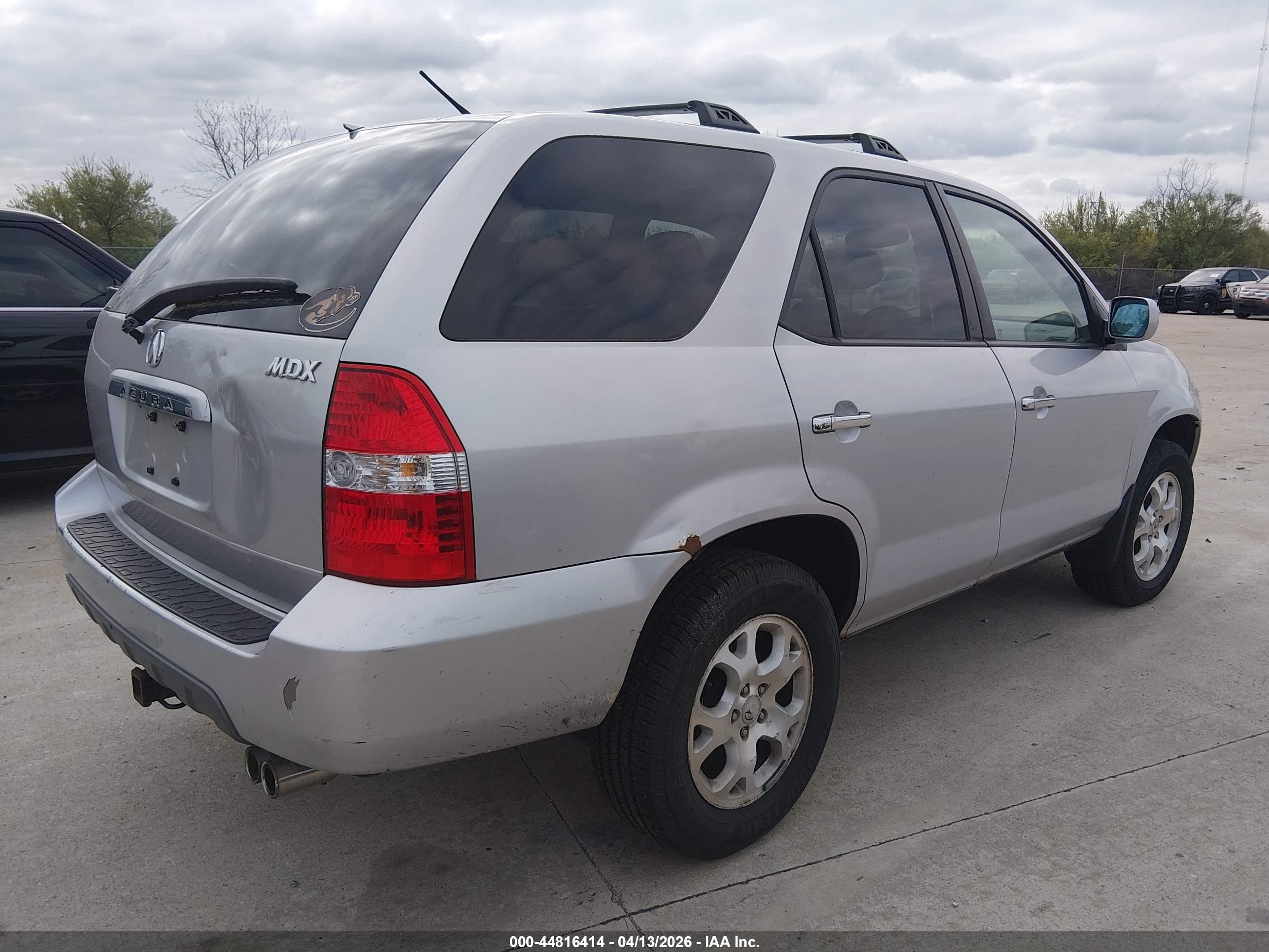 2002 Acura Mdx   Gray vin: 2HNYD18652H530141