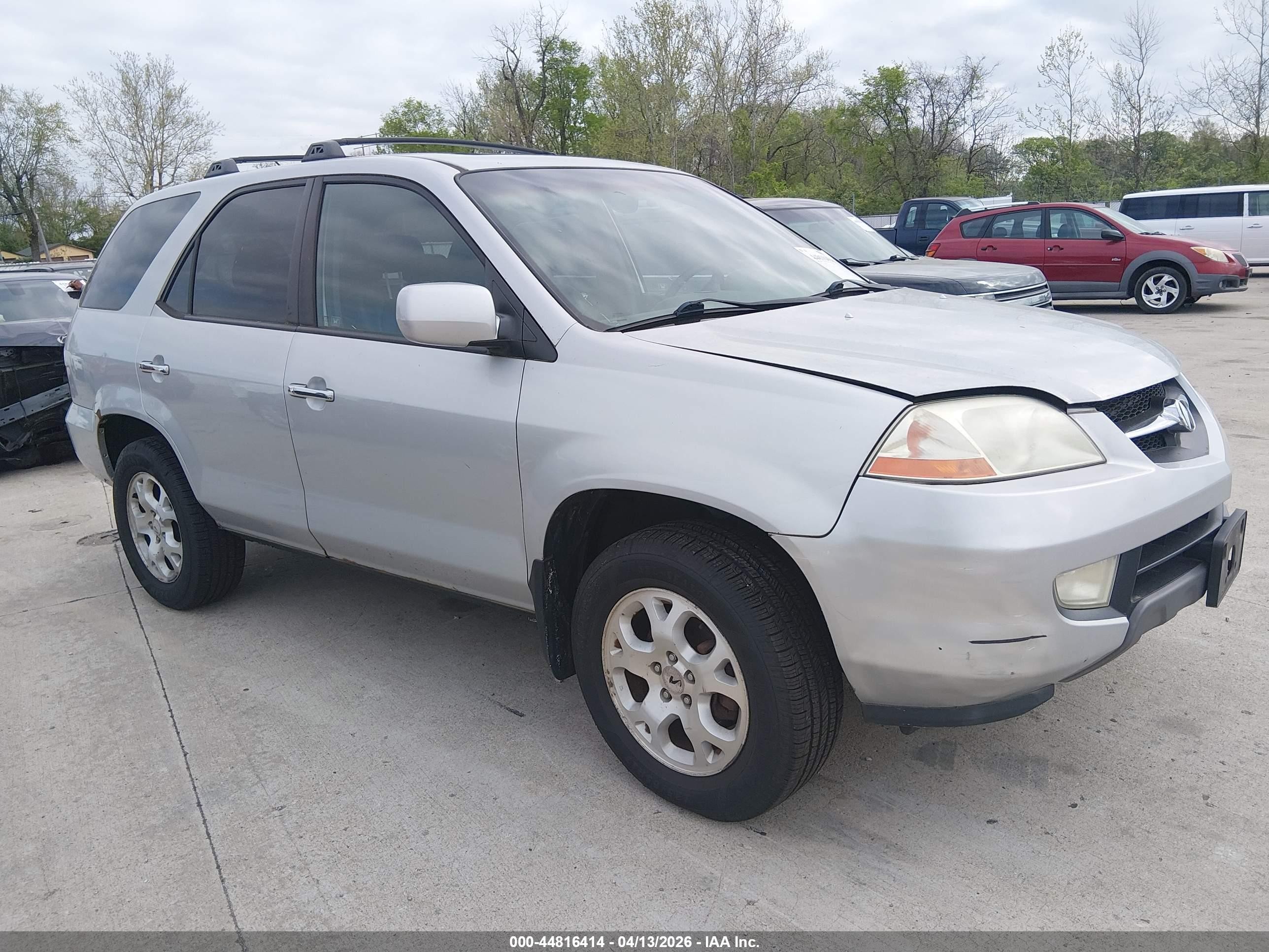 2002 Acura Mdx   Gray vin: 2HNYD18652H530141