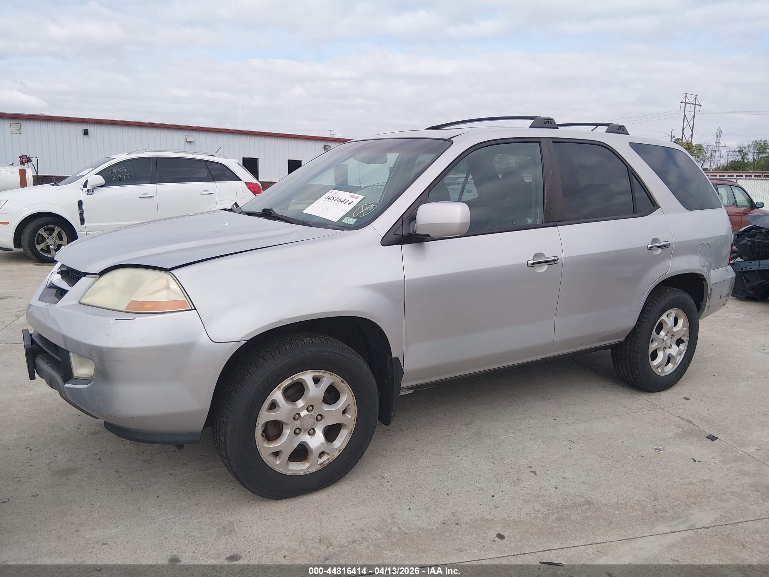 2002 Acura Mdx   Gray vin: 2HNYD18652H530141