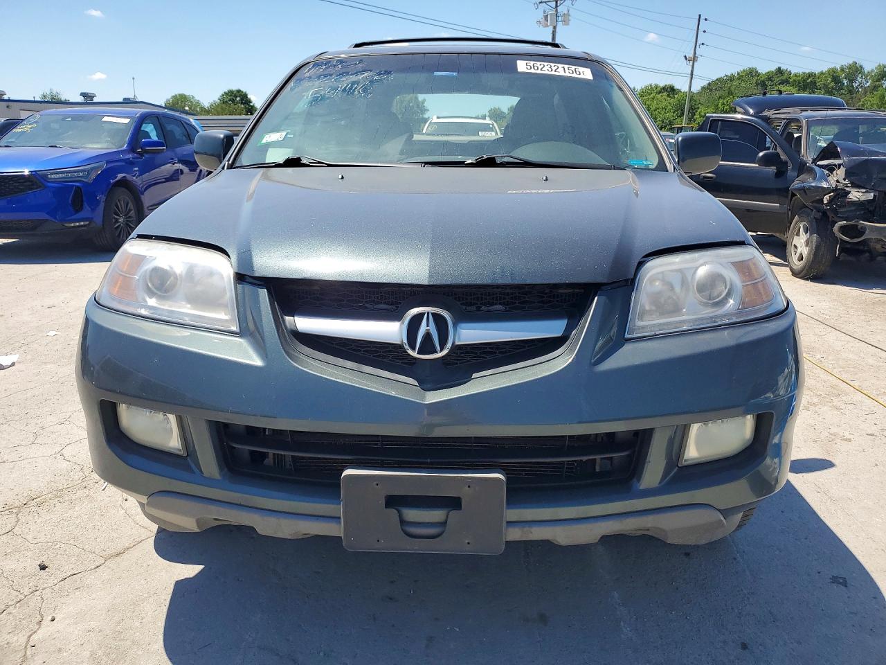 2004 Acura Mdx Touring Charcoal vin: 2HNYD18654H555446