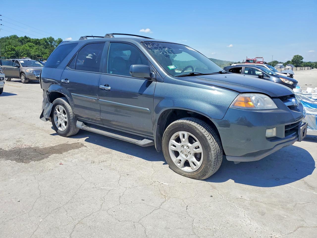 2004 Acura Mdx Touring Charcoal vin: 2HNYD18654H555446