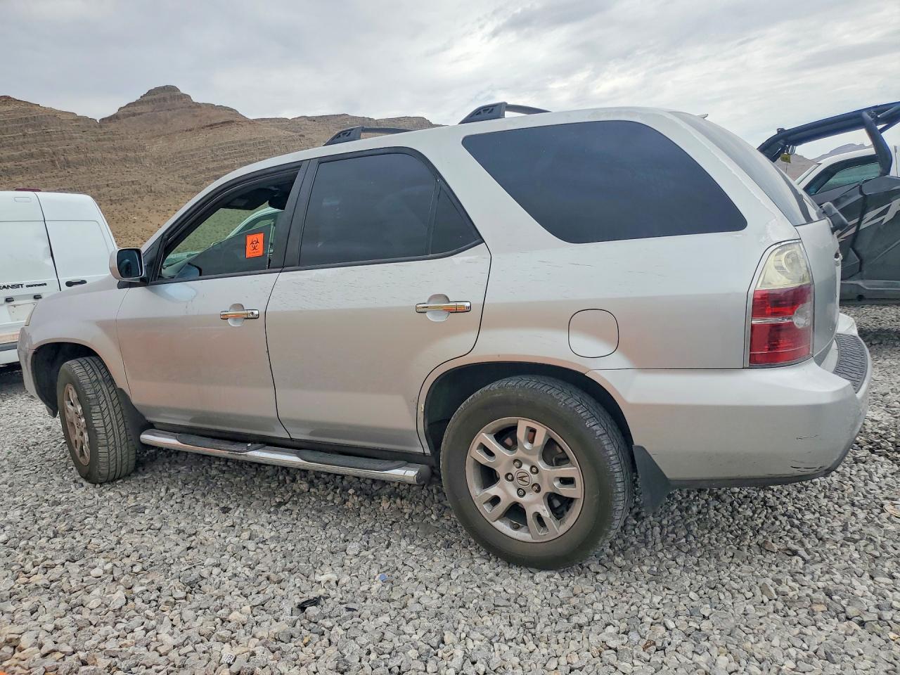 2006 Acura Mdx Touring Silver vin: 2HNYD18656H540948