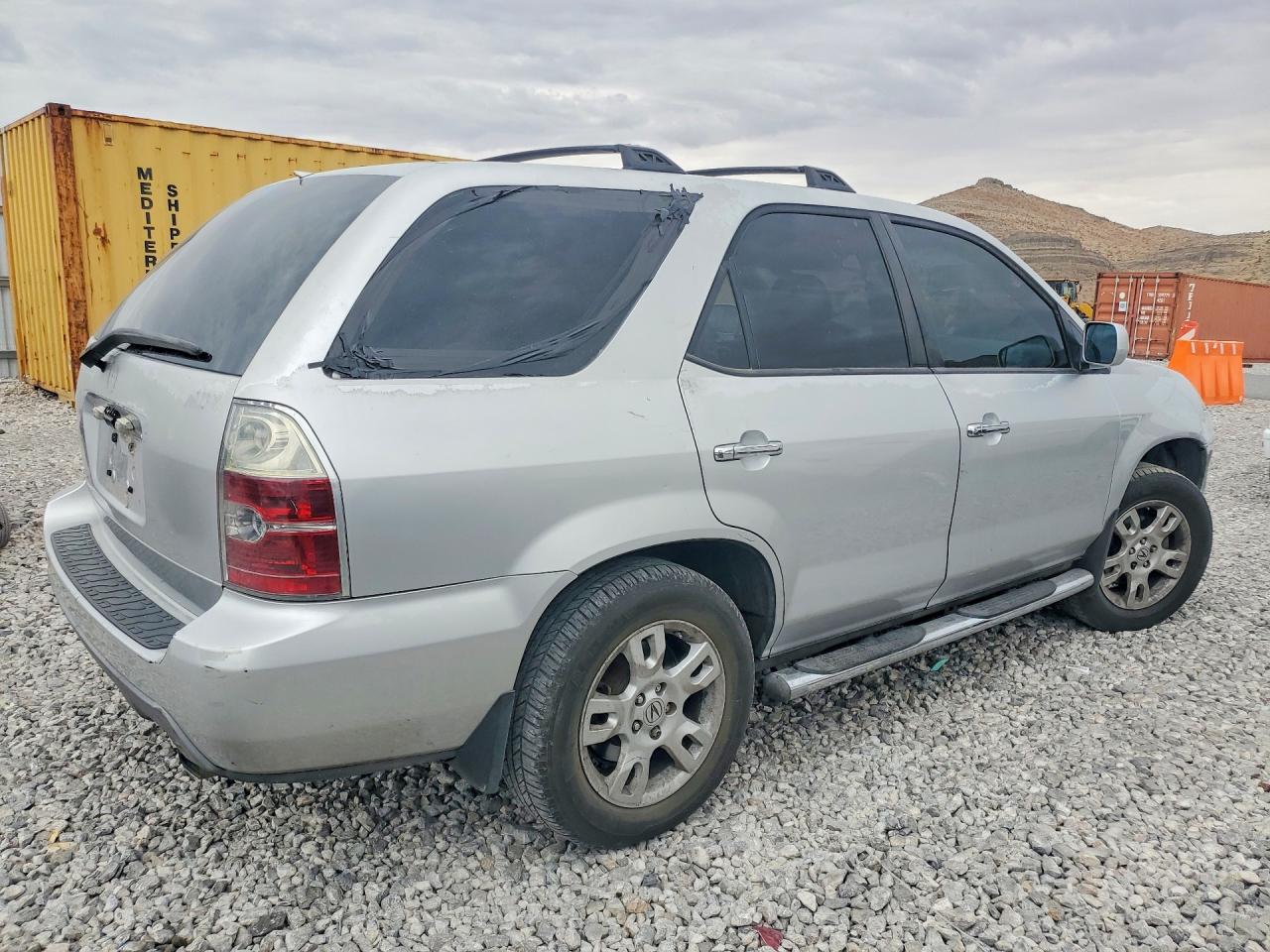 2006 Acura Mdx Touring Silver vin: 2HNYD18656H540948
