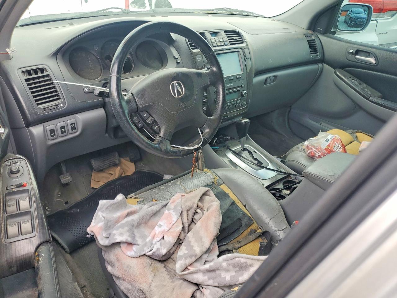 2006 Acura Mdx Touring Silver vin: 2HNYD18656H540948