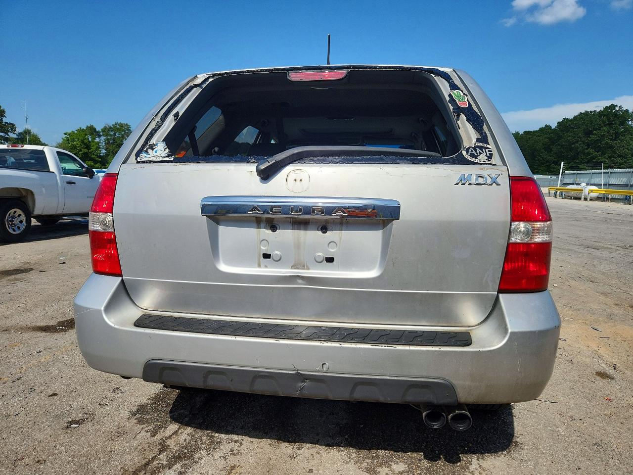 2003 Acura Mdx Touring Silver vin: 2HNYD18663H524611