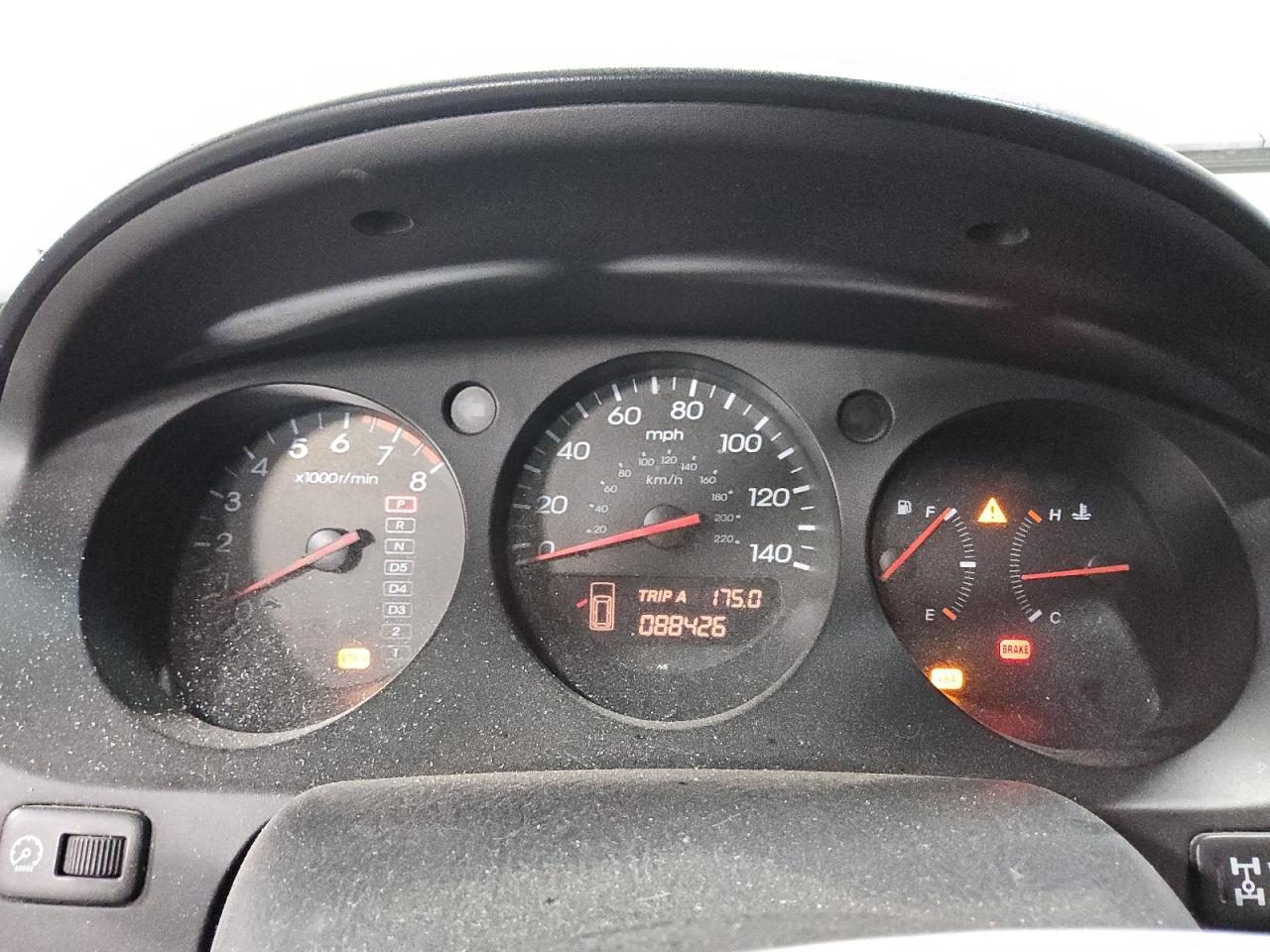 2003 Acura Mdx Touring Черный vin: 2HNYD18663H532255 Damage: Warning Light - Brakes, On, Unacceptable