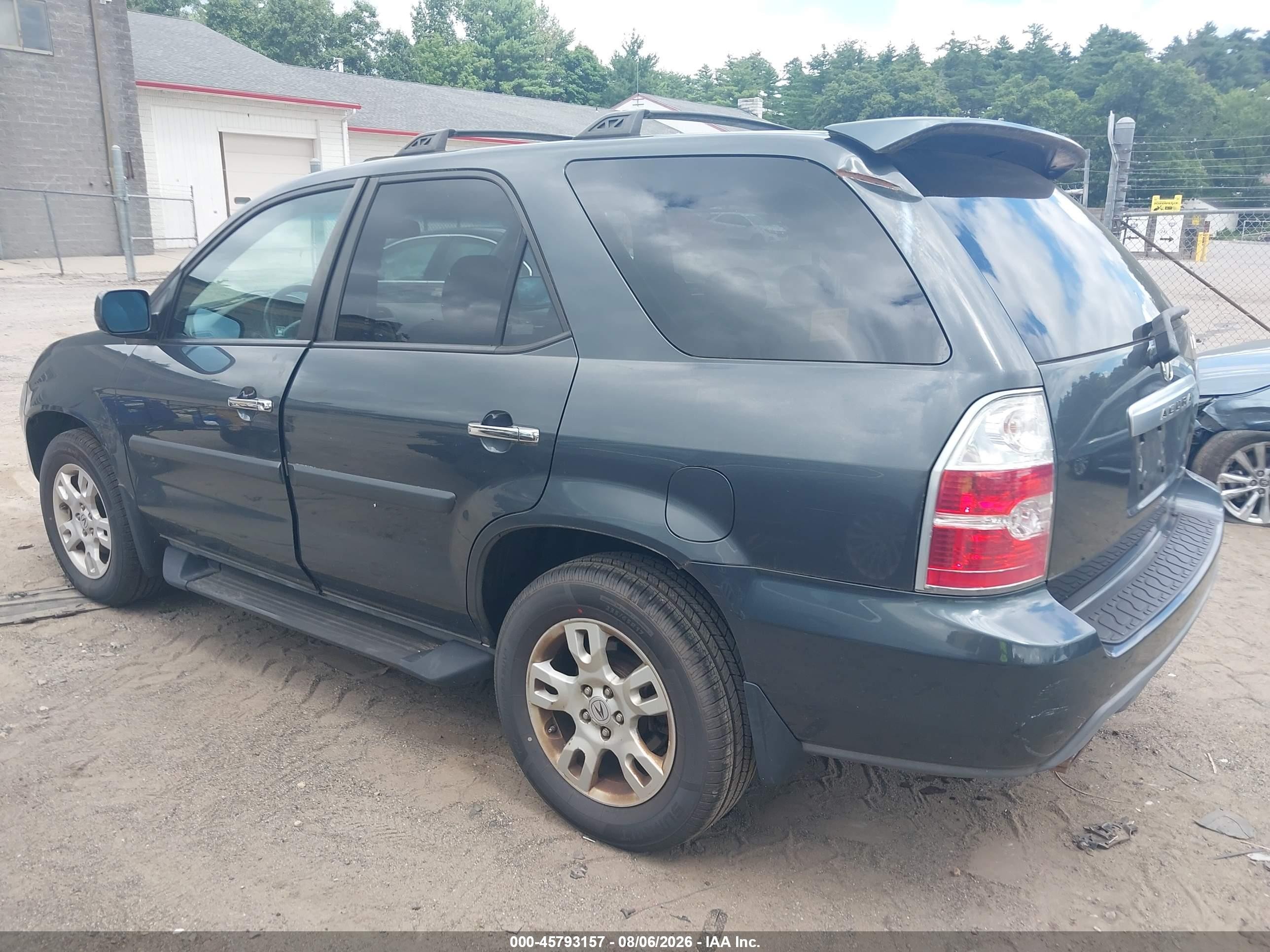 2005 Acura Mdx   Green vin: 2HNYD18665H510713