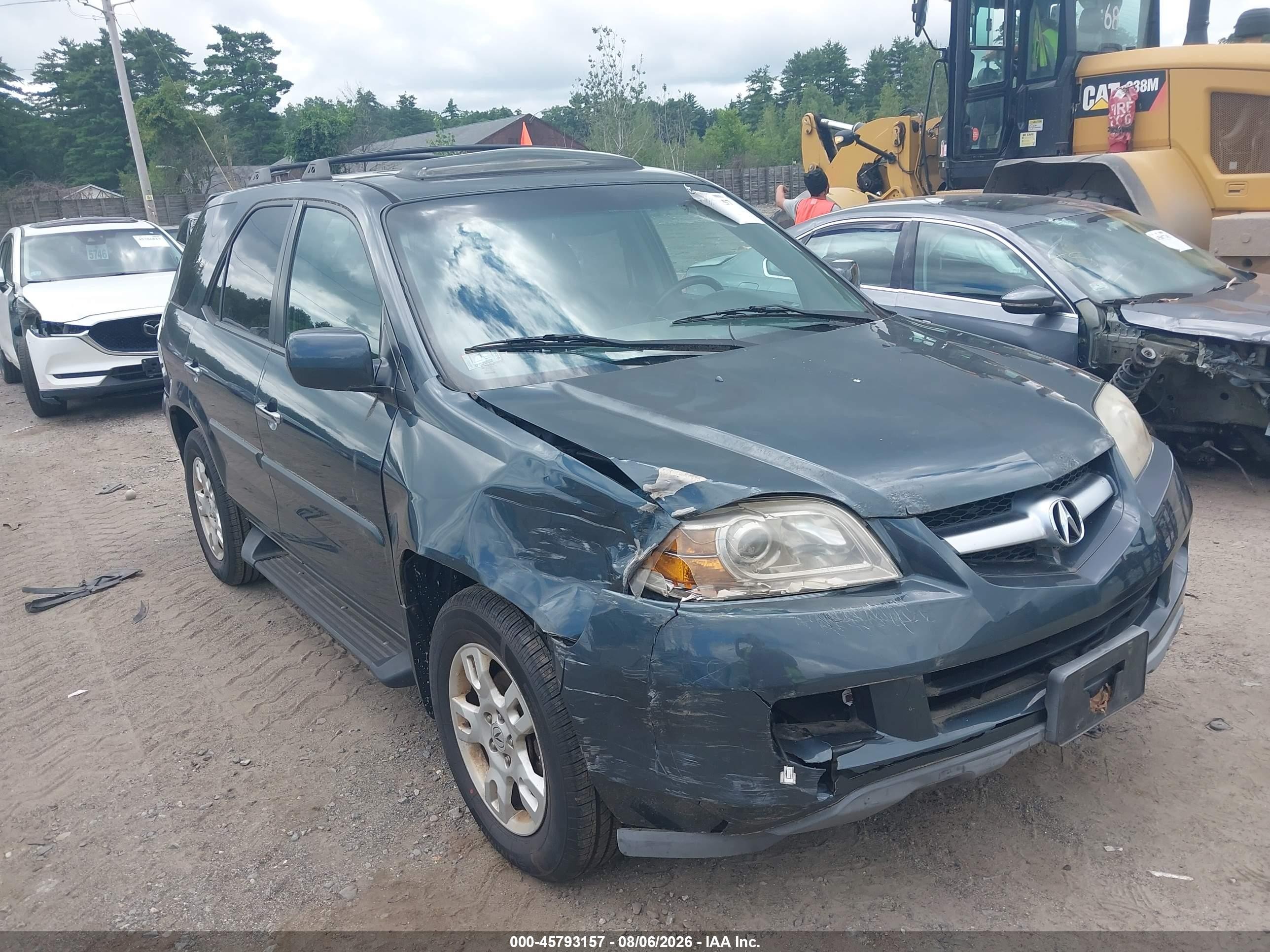 2005 Acura Mdx   Green vin: 2HNYD18665H510713
