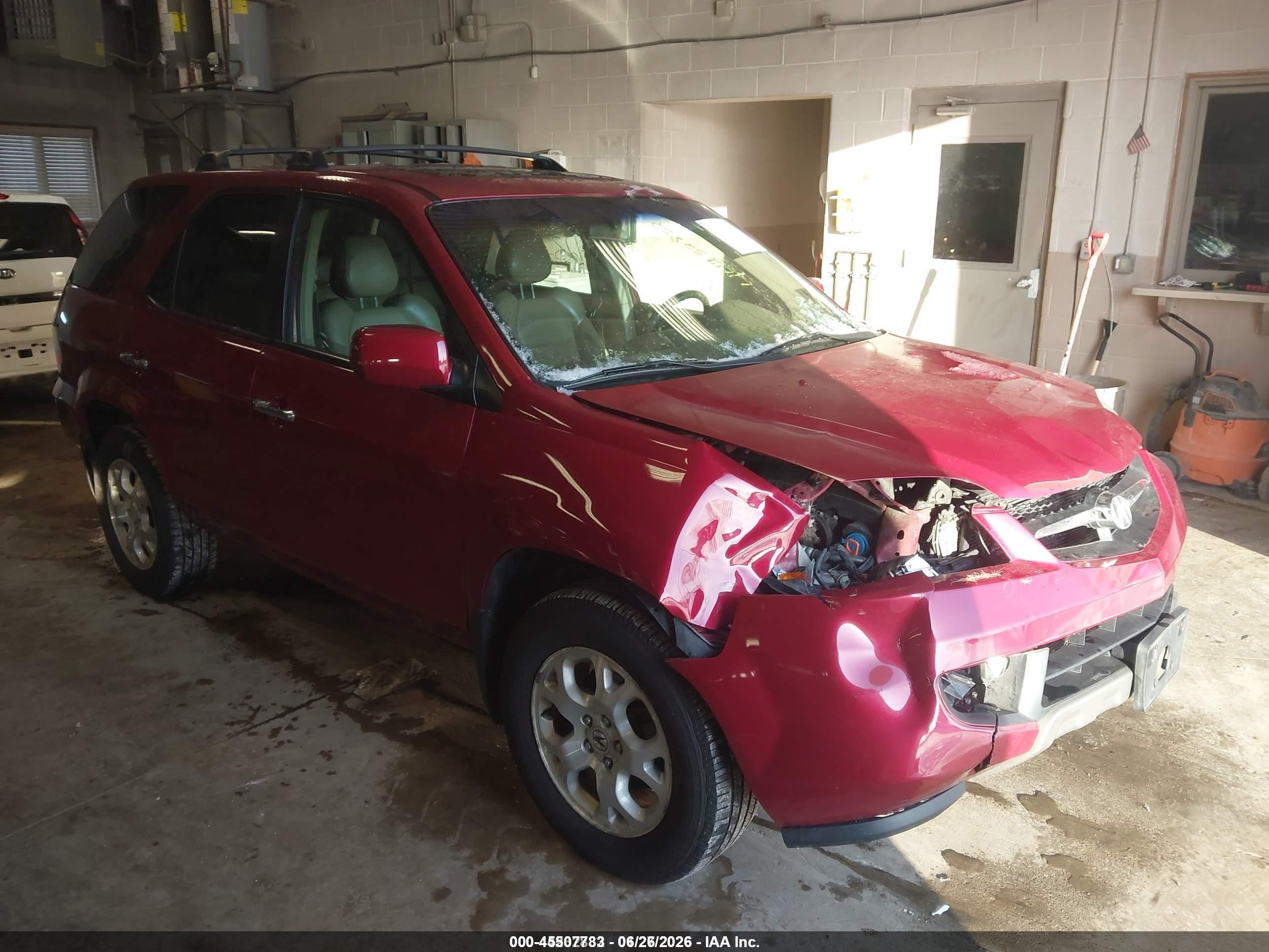 2002 Acura Mdx   Red vin: 2HNYD18672H517875