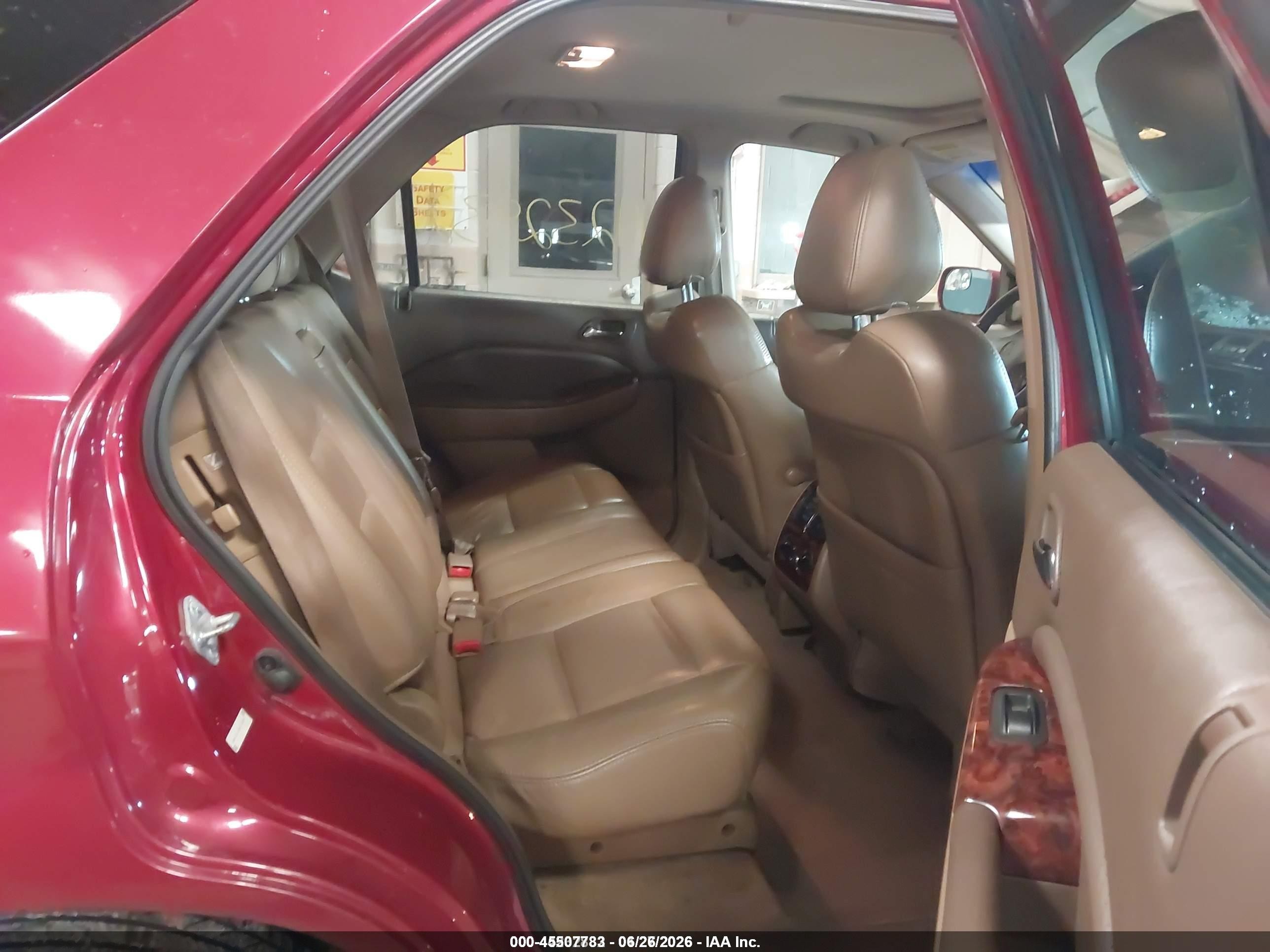 2002 Acura Mdx   Red vin: 2HNYD18672H517875