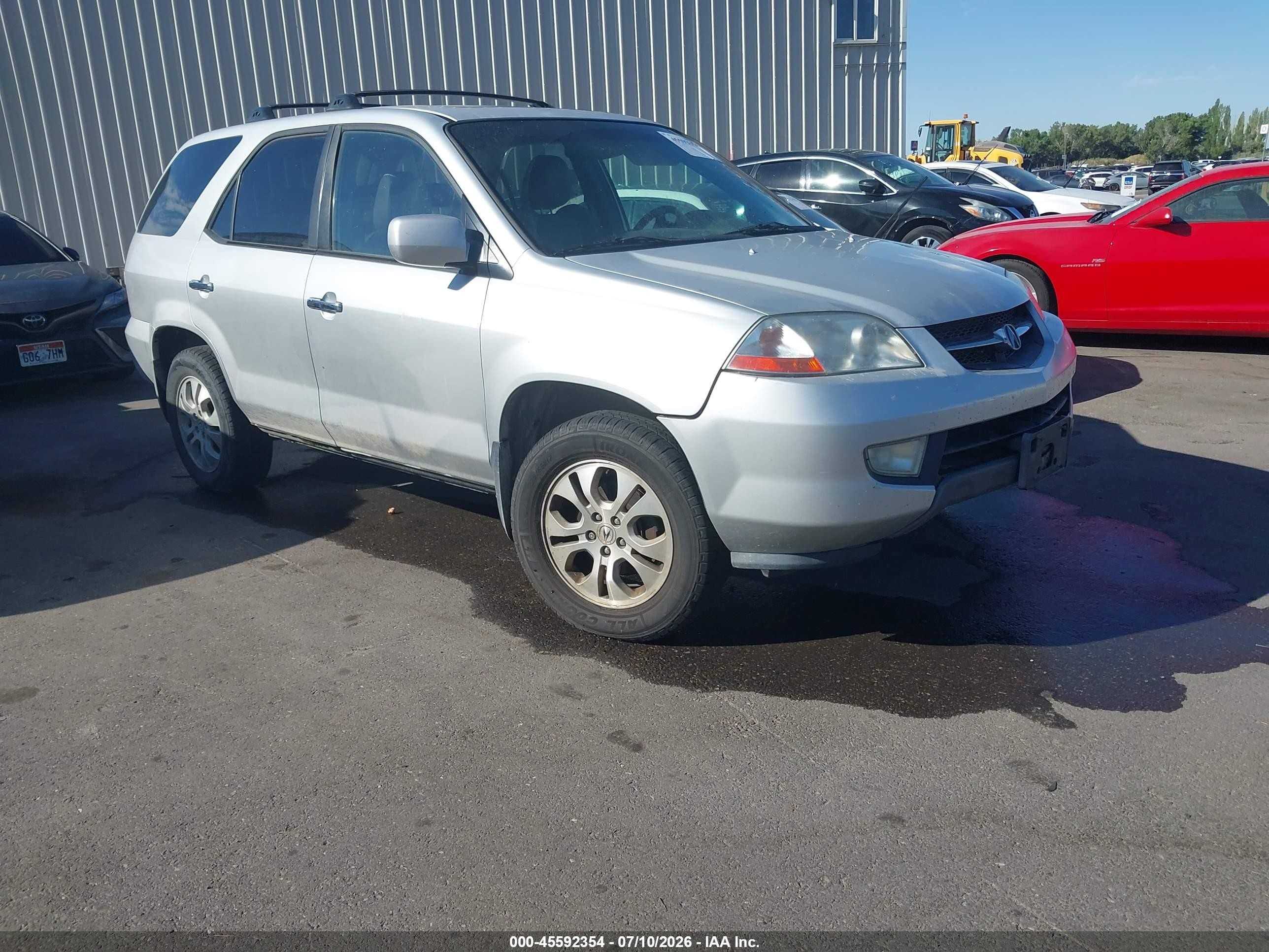 2003 Acura Mdx   Silver vin: 2HNYD18683H528949