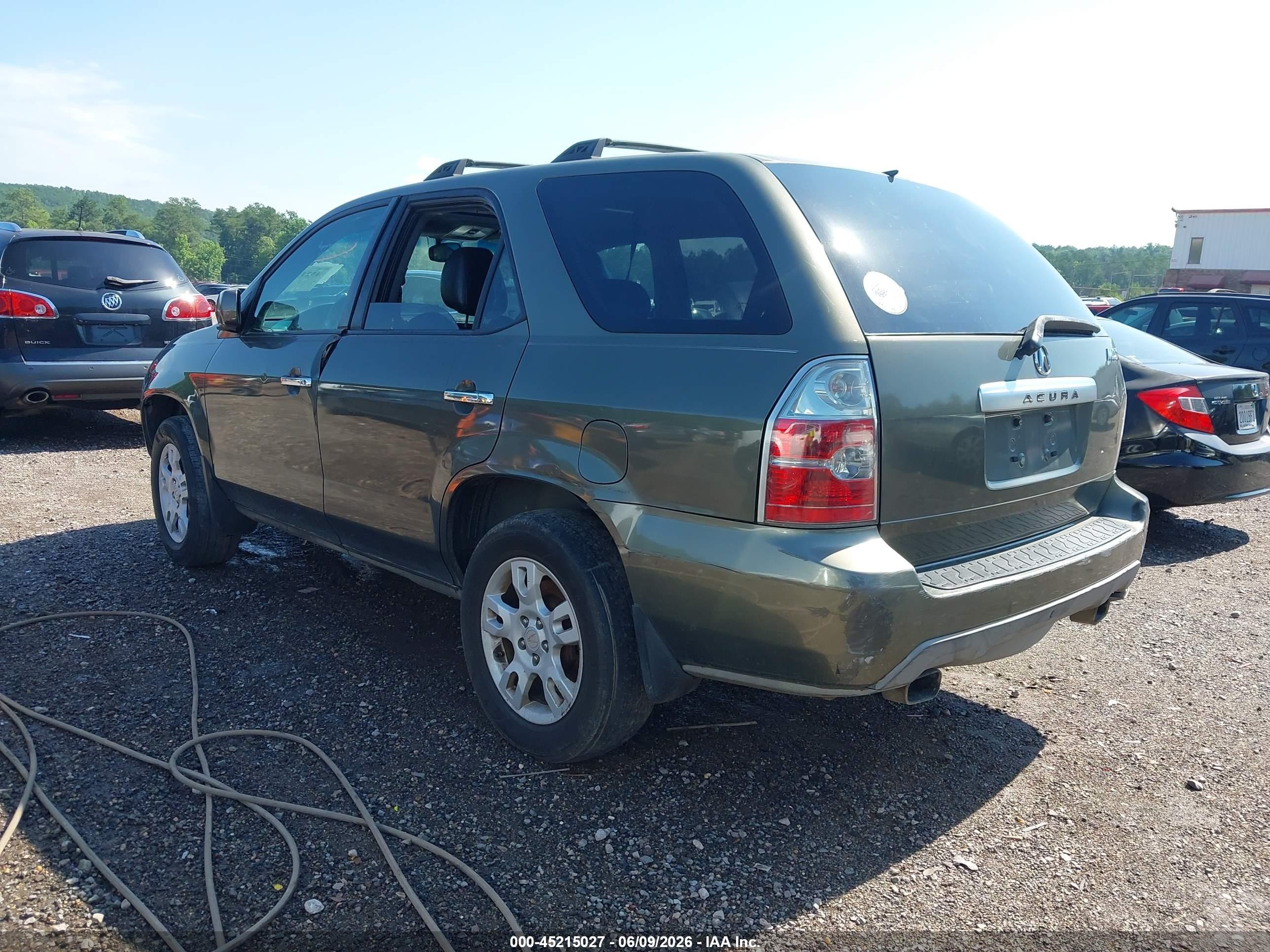 2006 Acura Mdx   Green vin: 2HNYD18686H515705