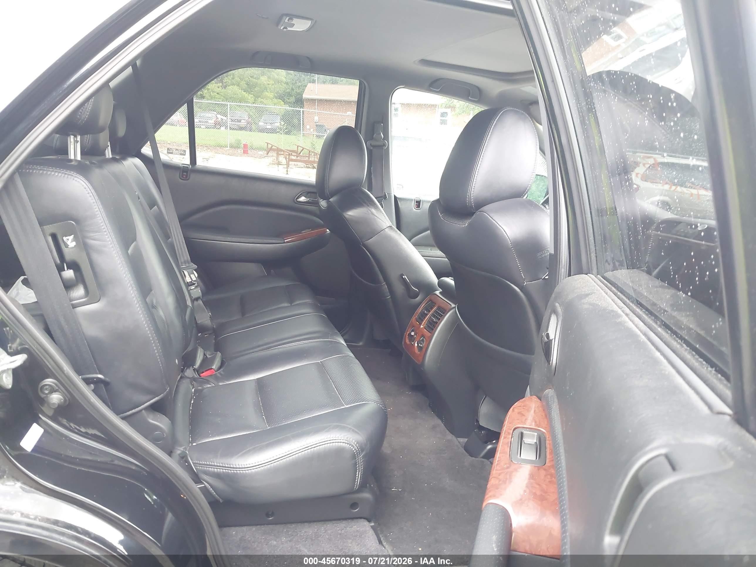 2003 Acura Mdx   Black vin: 2HNYD18693H509620