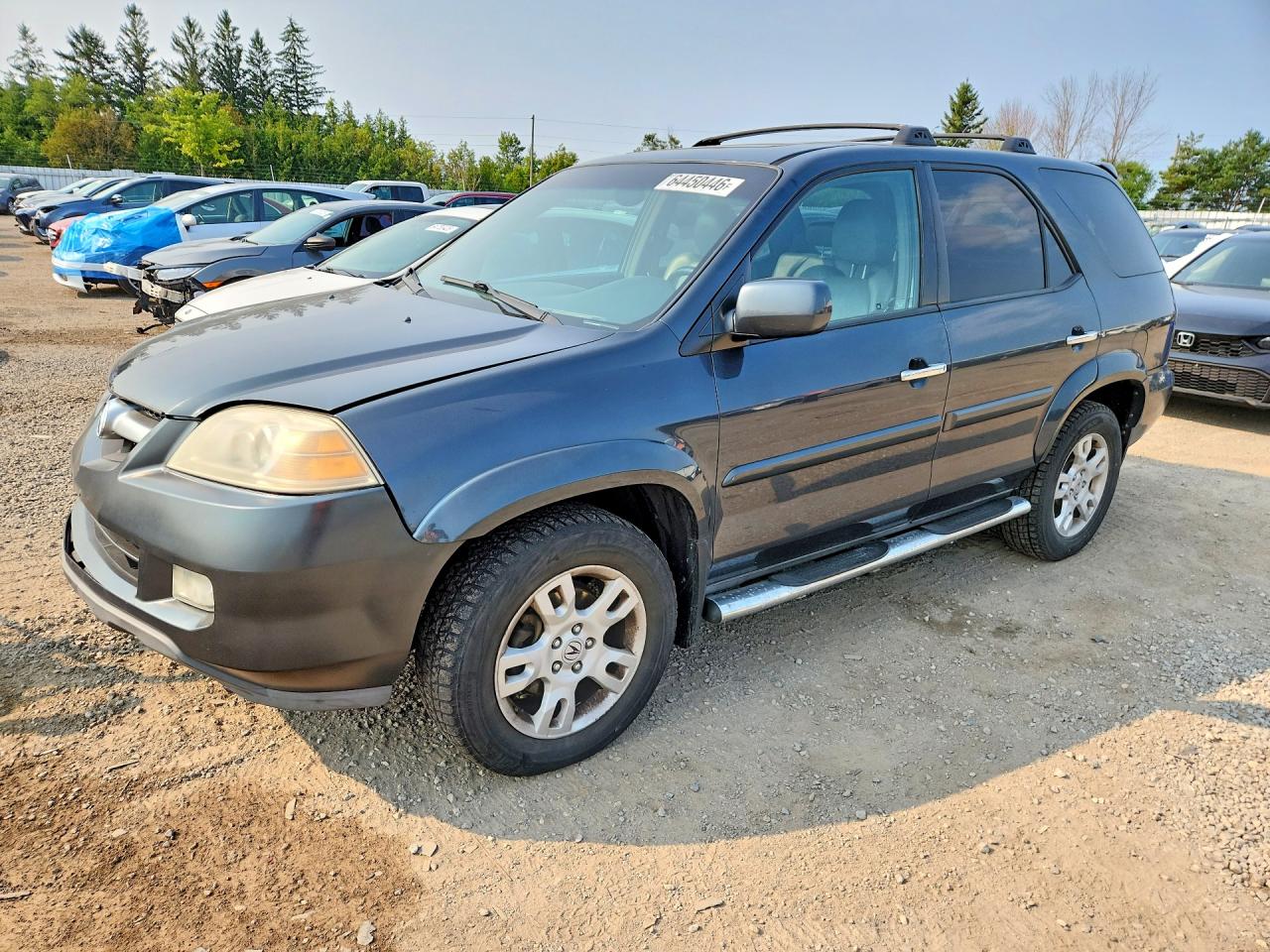 2004 Acura Mdx Touring Gray vin: 2HNYD18694H004047