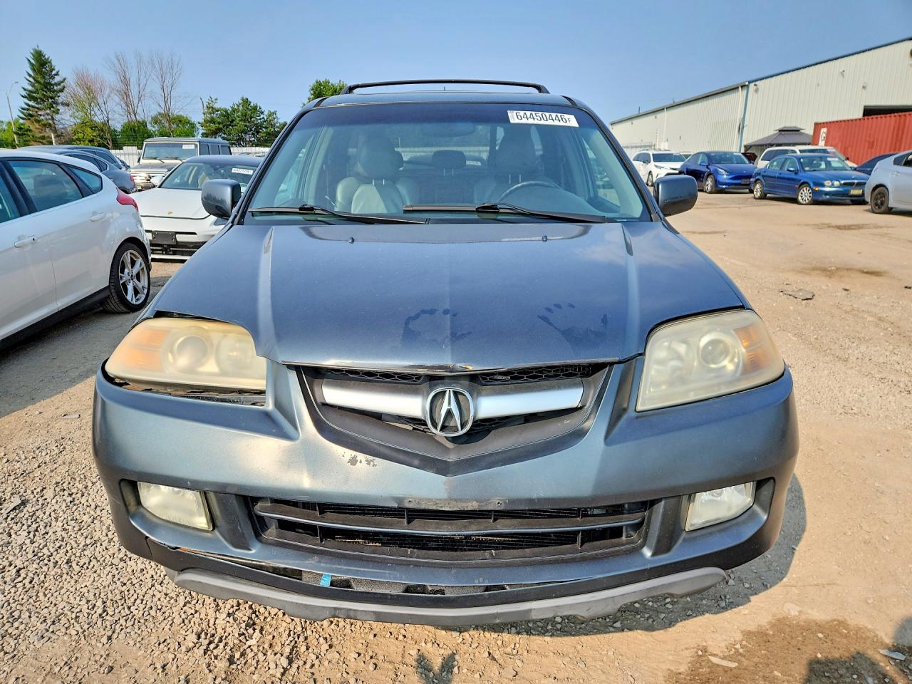 2004 Acura Mdx Touring Gray vin: 2HNYD18694H004047