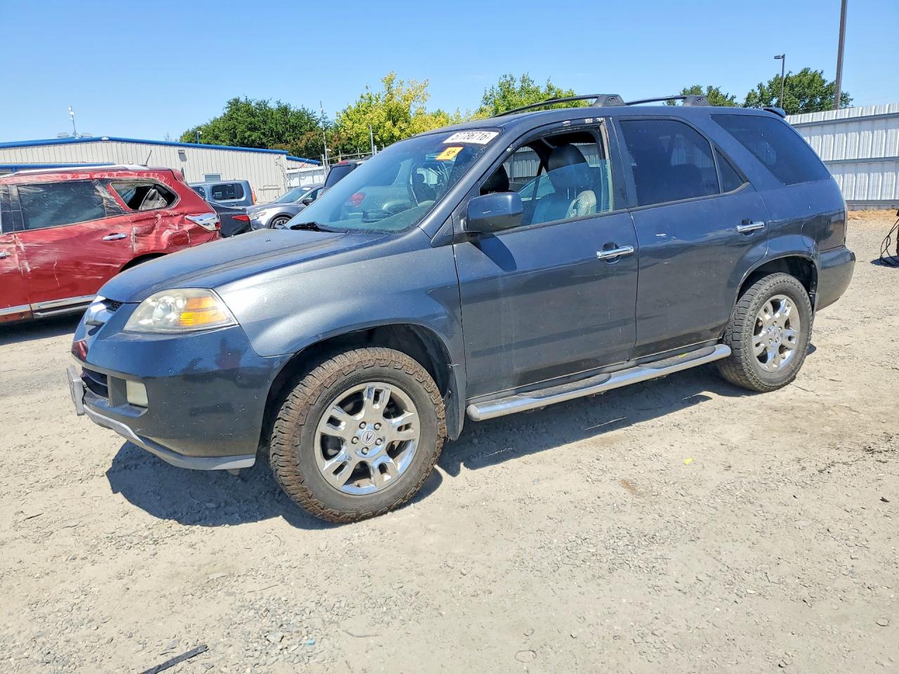 2005 Acura Mdx Touring Gray vin: 2HNYD18695H509474