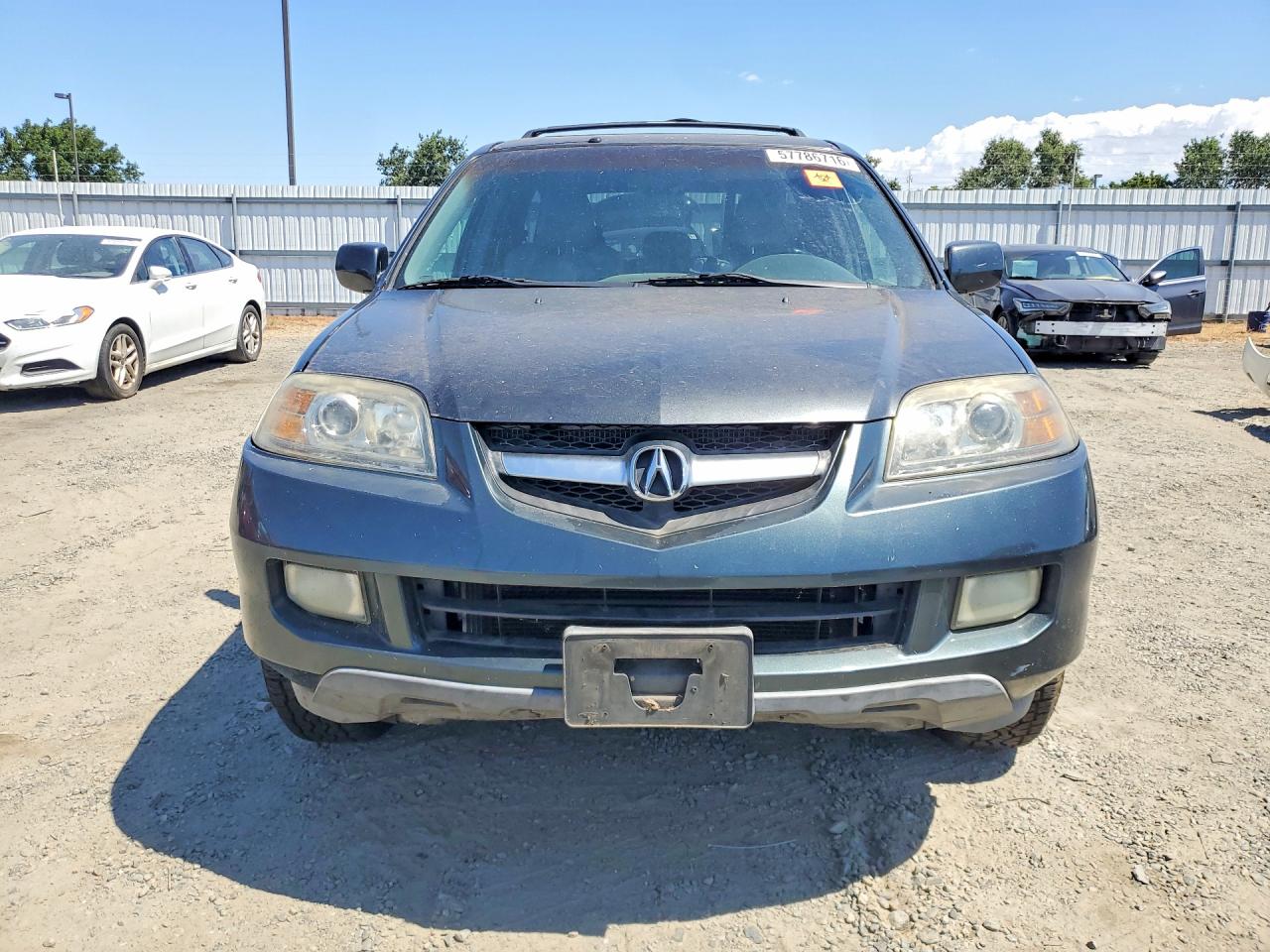 2005 Acura Mdx Touring Gray vin: 2HNYD18695H509474