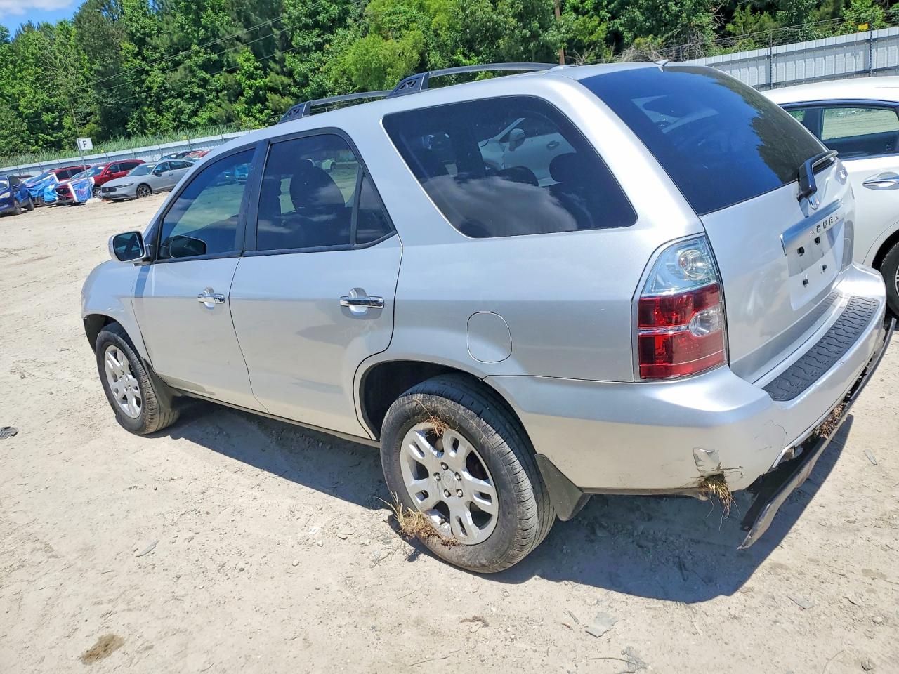 2006 Acura Mdx Touring Silver vin: 2HNYD18696H509475